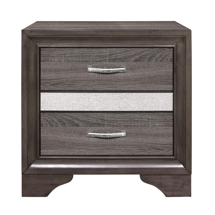 Luster Grey Nightstand