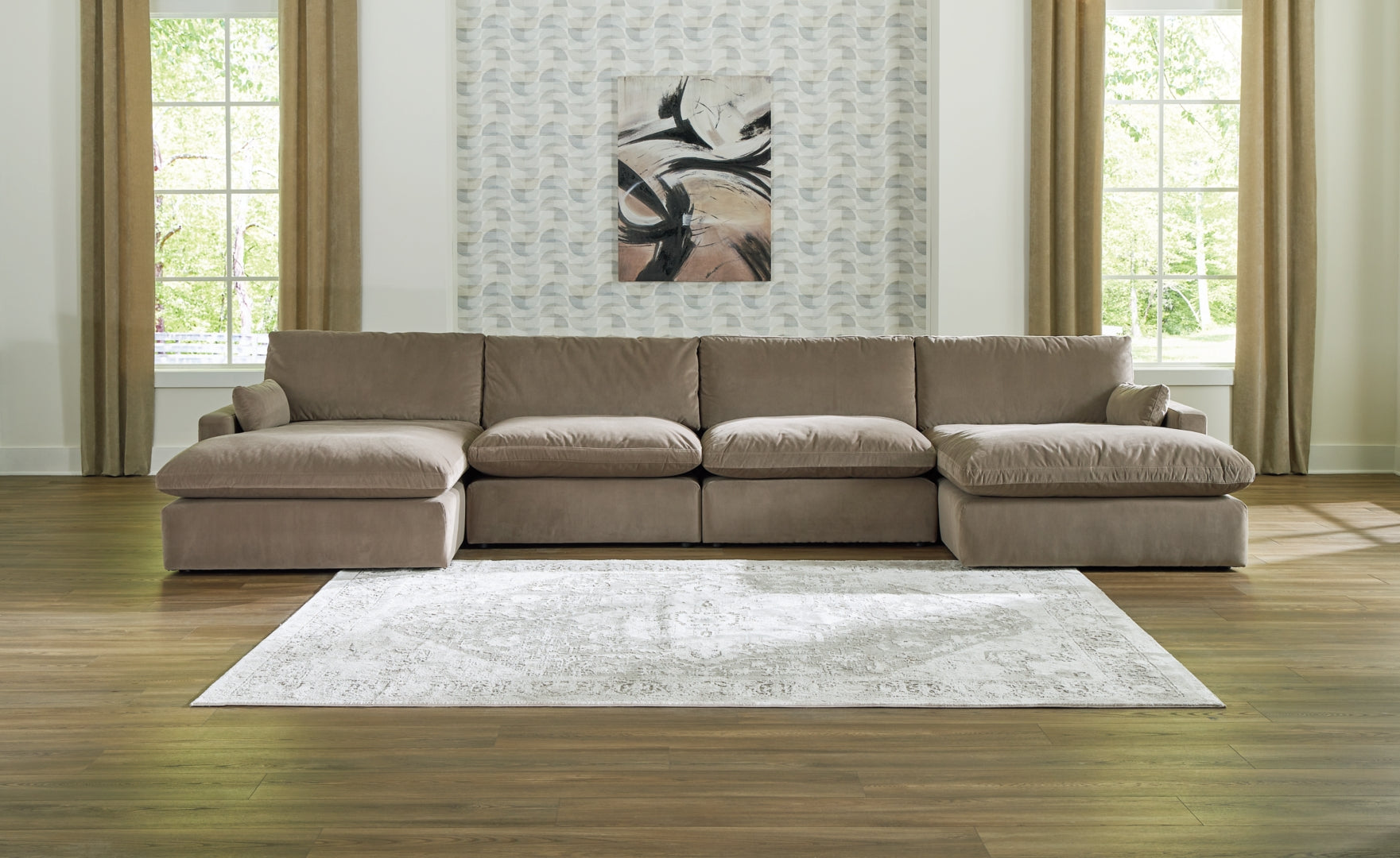 Sophie 3-Piece Sectional with Ottoman