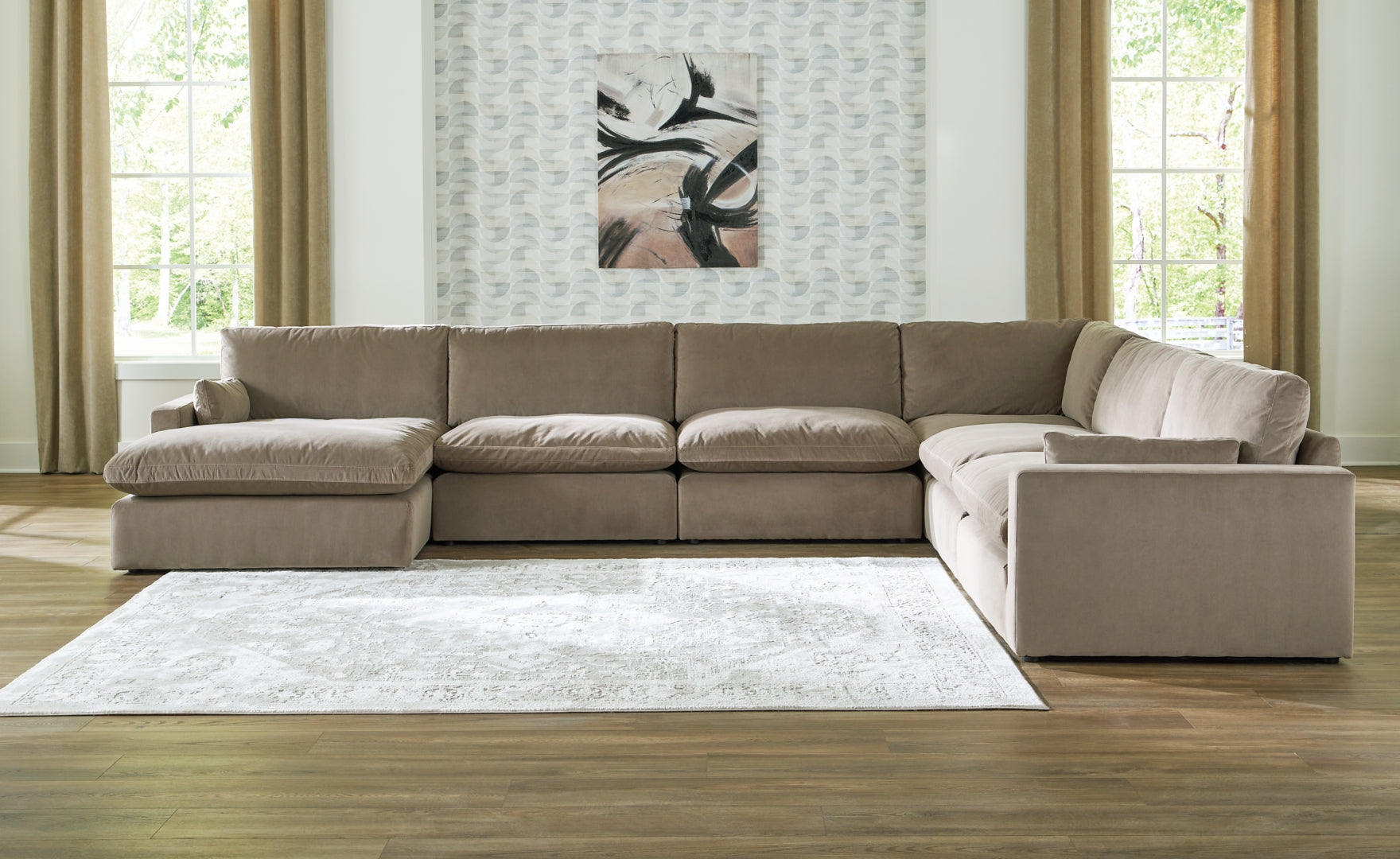 Sophie 3-Piece Sectional with Ottoman