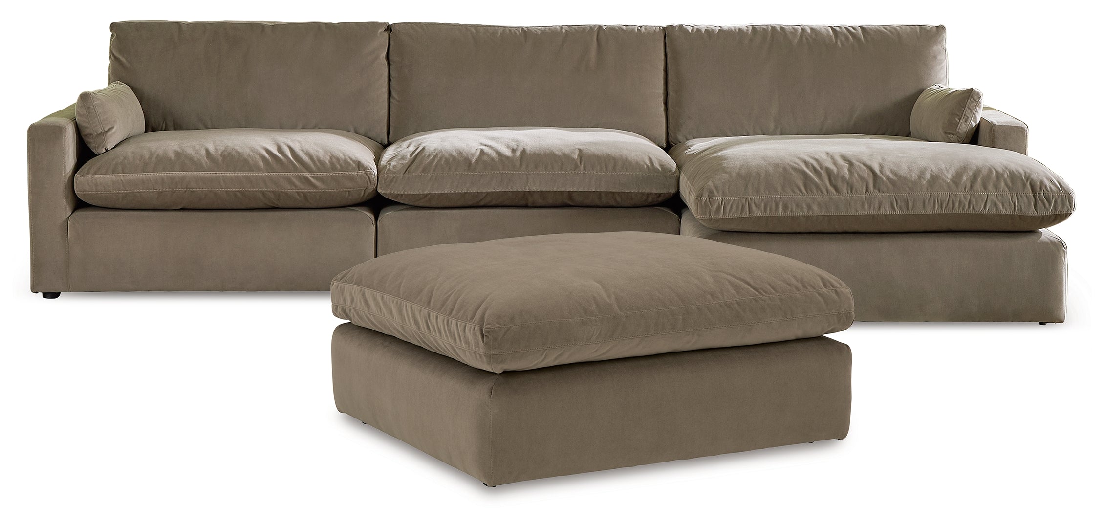 Sophie 3-Piece Sectional with Ottoman