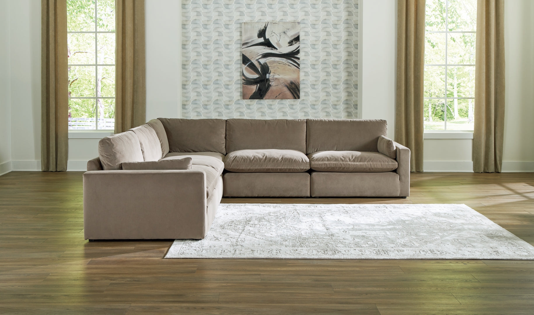 Sophie 3-Piece Sectional with Ottoman