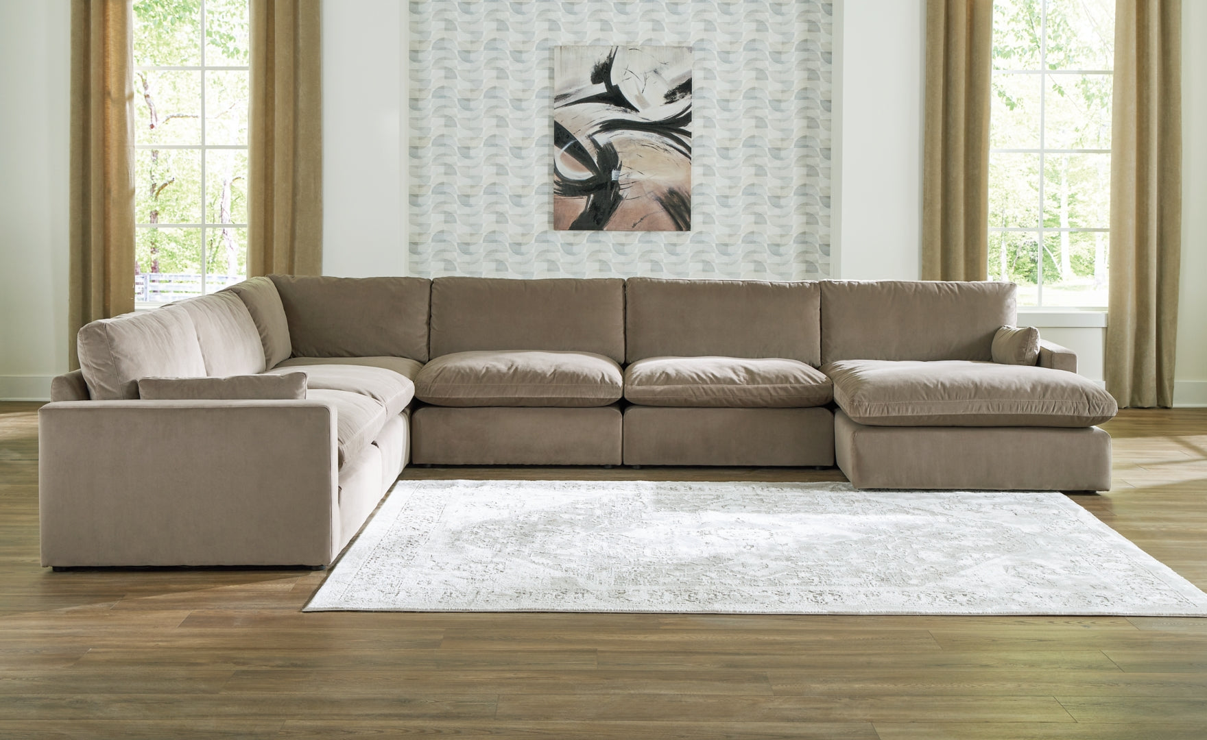 Sophie 3-Piece Sectional with Ottoman