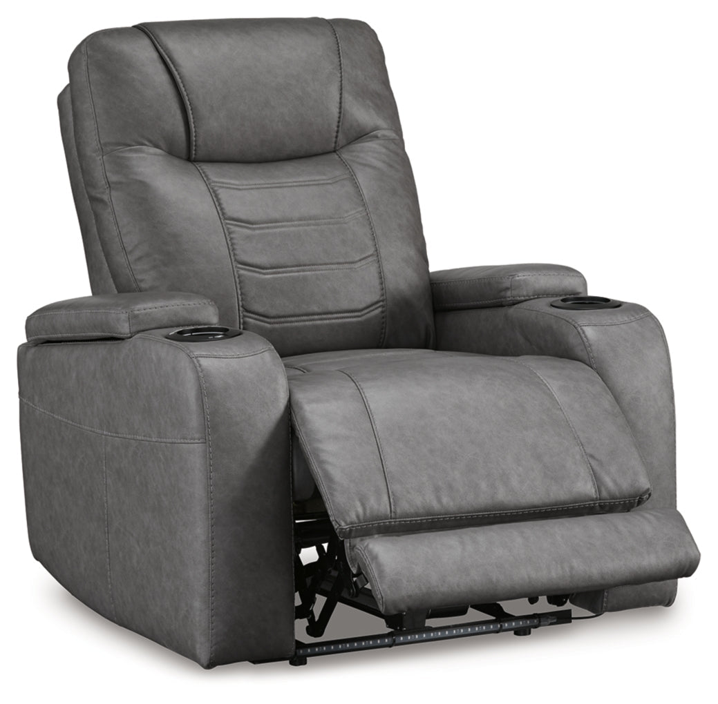 Schooner Rocks Power Recliner/Adjustable Headrest