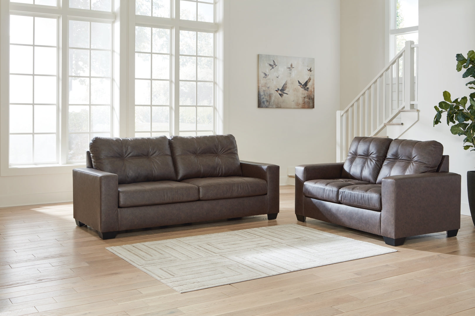 Barlin Mills Sofa, Loveseat and Recliner