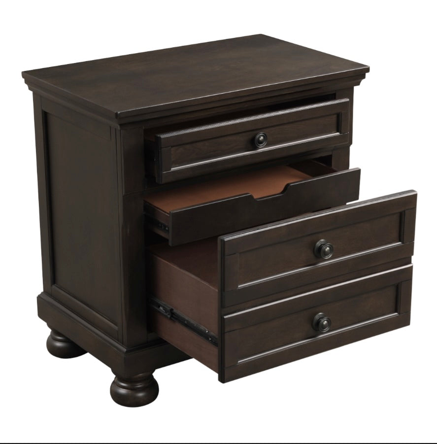 Begonia Night Stand with Hidden Drawer