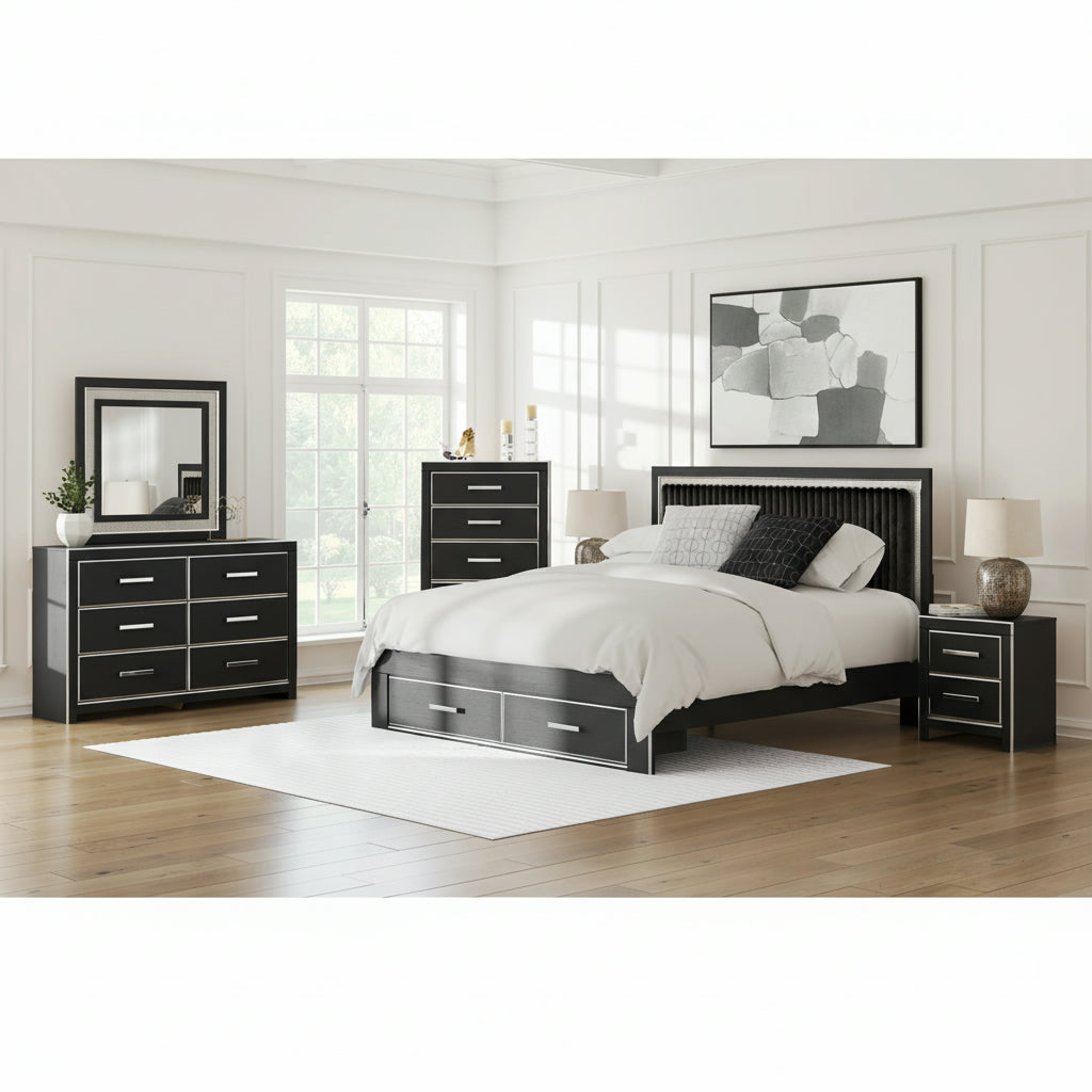 Birmonton Dresser and Mirror