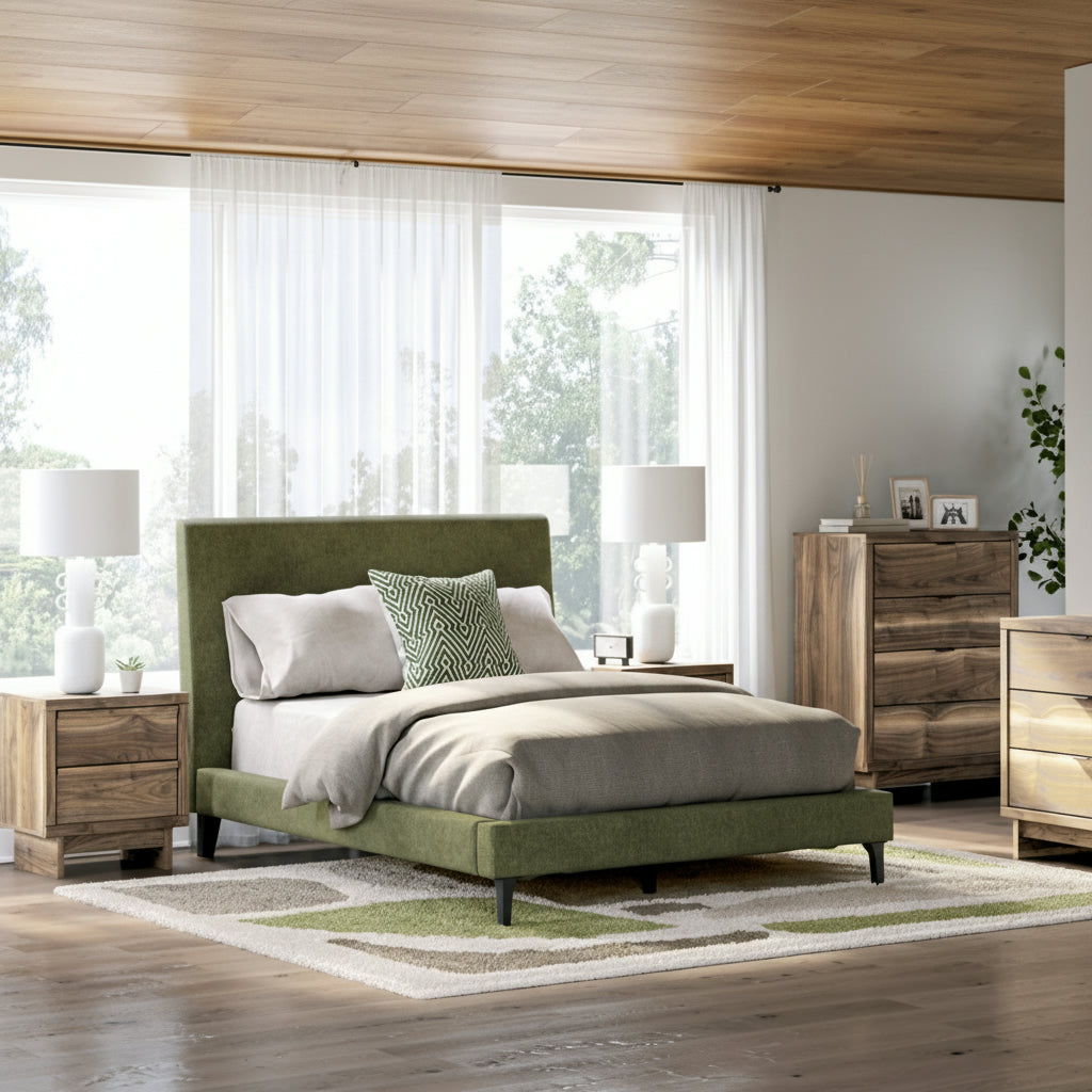 Chirason Bed, Dresser, Mirror, Chest & Nightstand, Bedroom Set