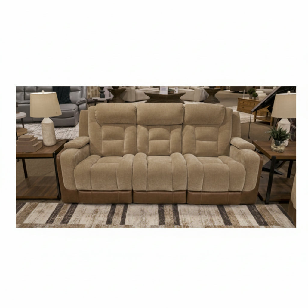 Ultimax Power Reclining Sofa with Adjustable Headrest