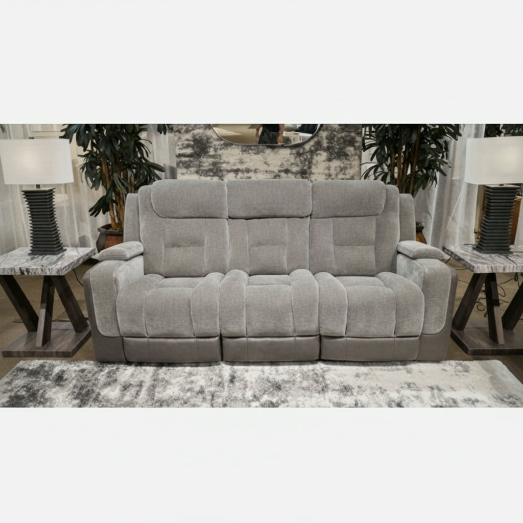 Ultimax Power Reclining Sofa with Adjustable Headrest