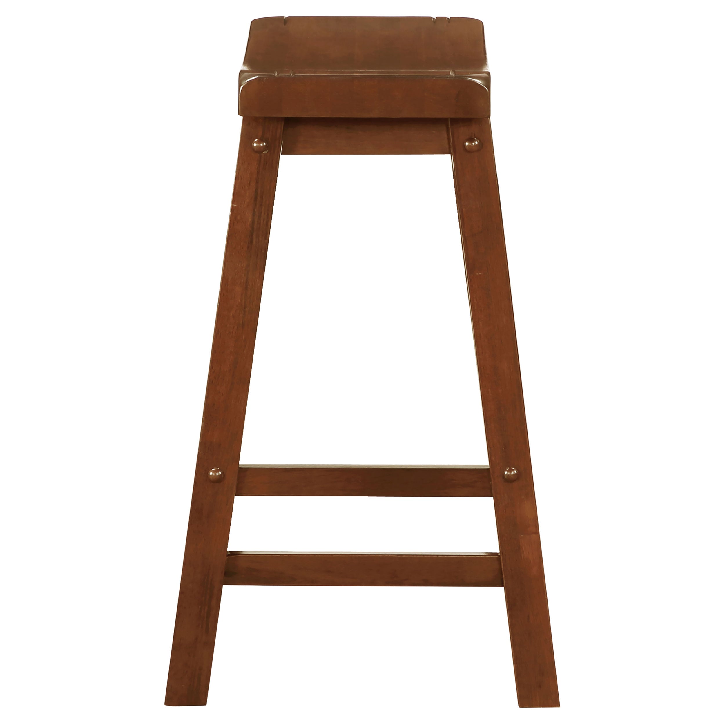 Durant Wooden Bar Stools Chestnut (Set of 2)