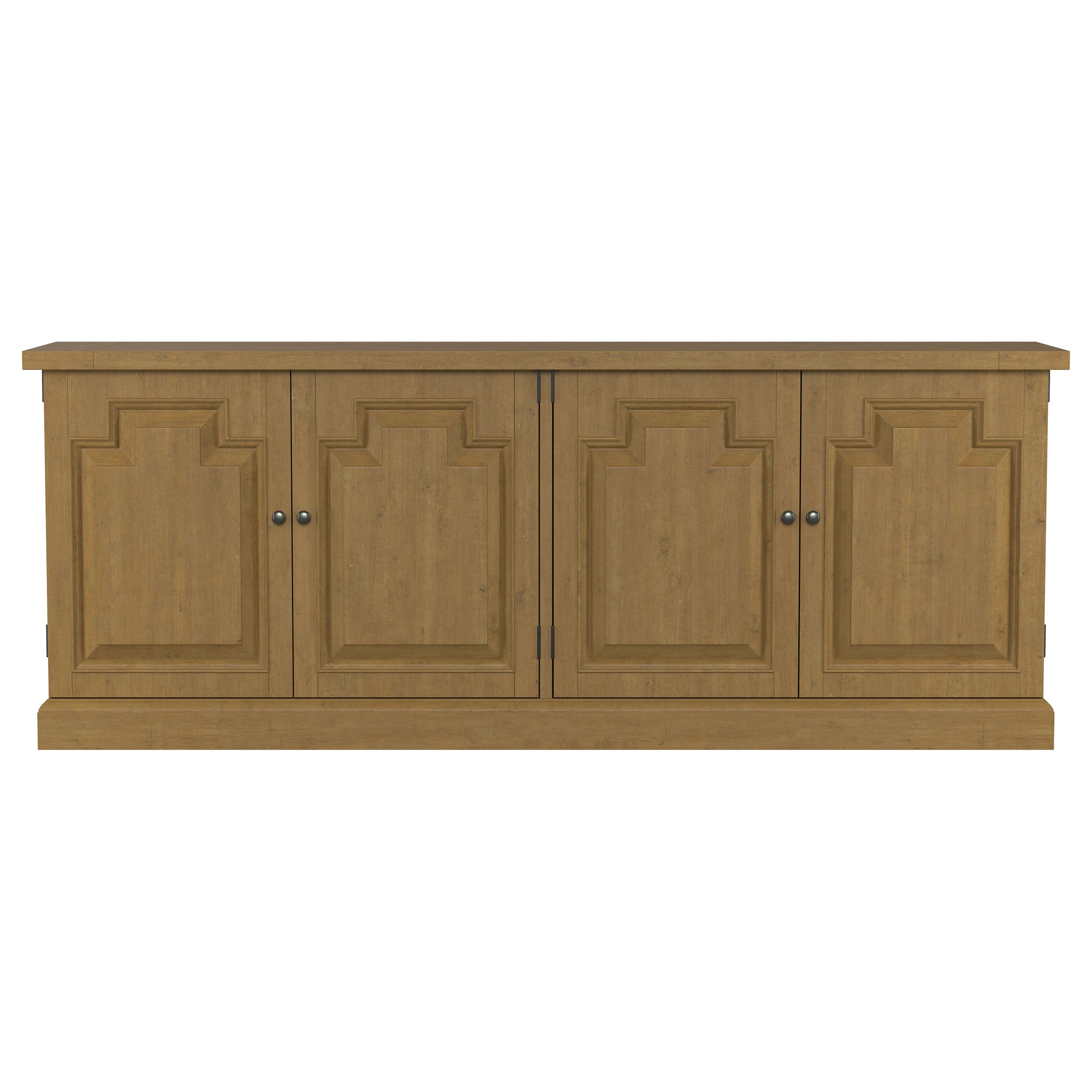 Florence 4-door Dining Sideboard Buffet Cabinet Rustic Honey