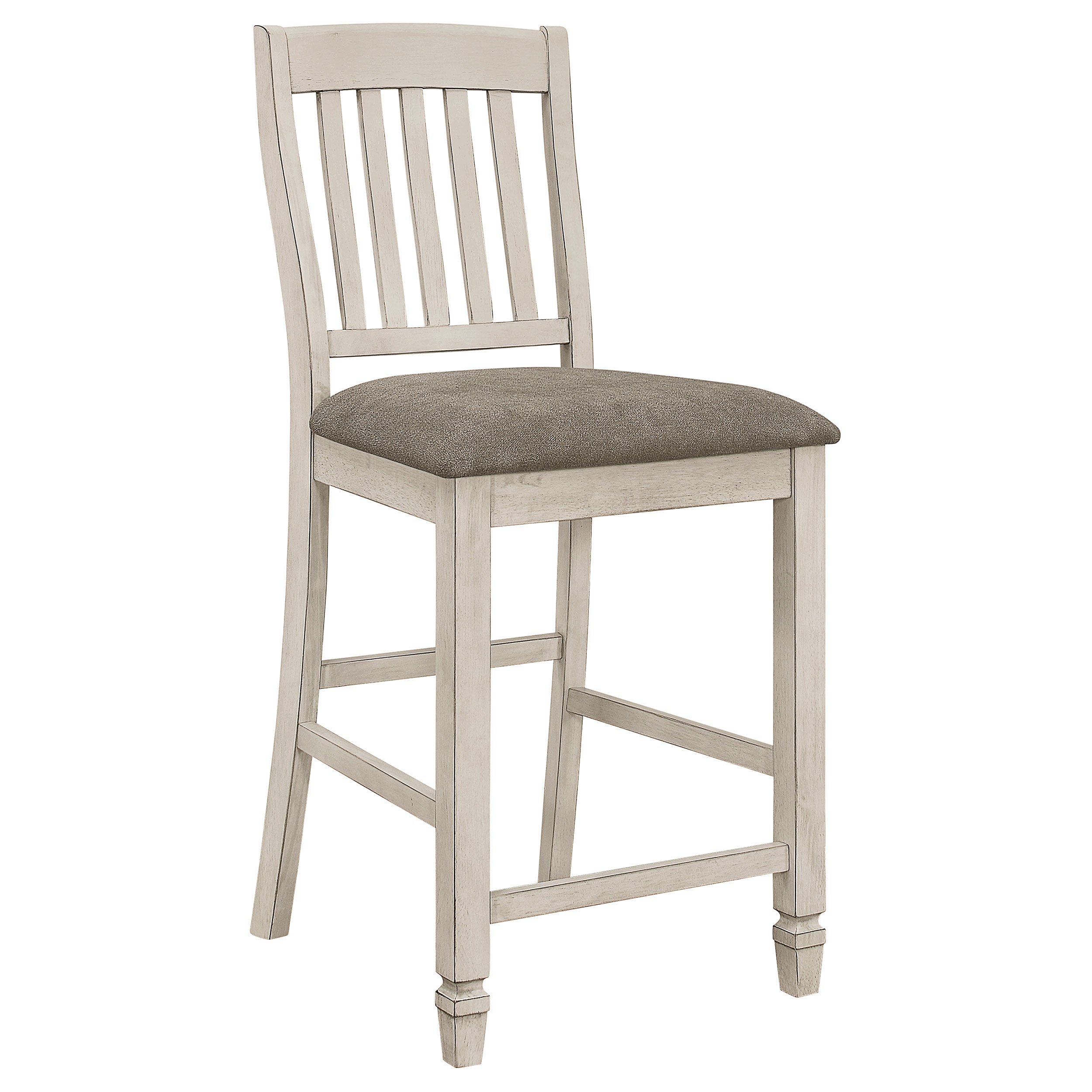 Sarasota  Counter Height Dining Set with Drop Leaf Nutmeg and Rustic Cream