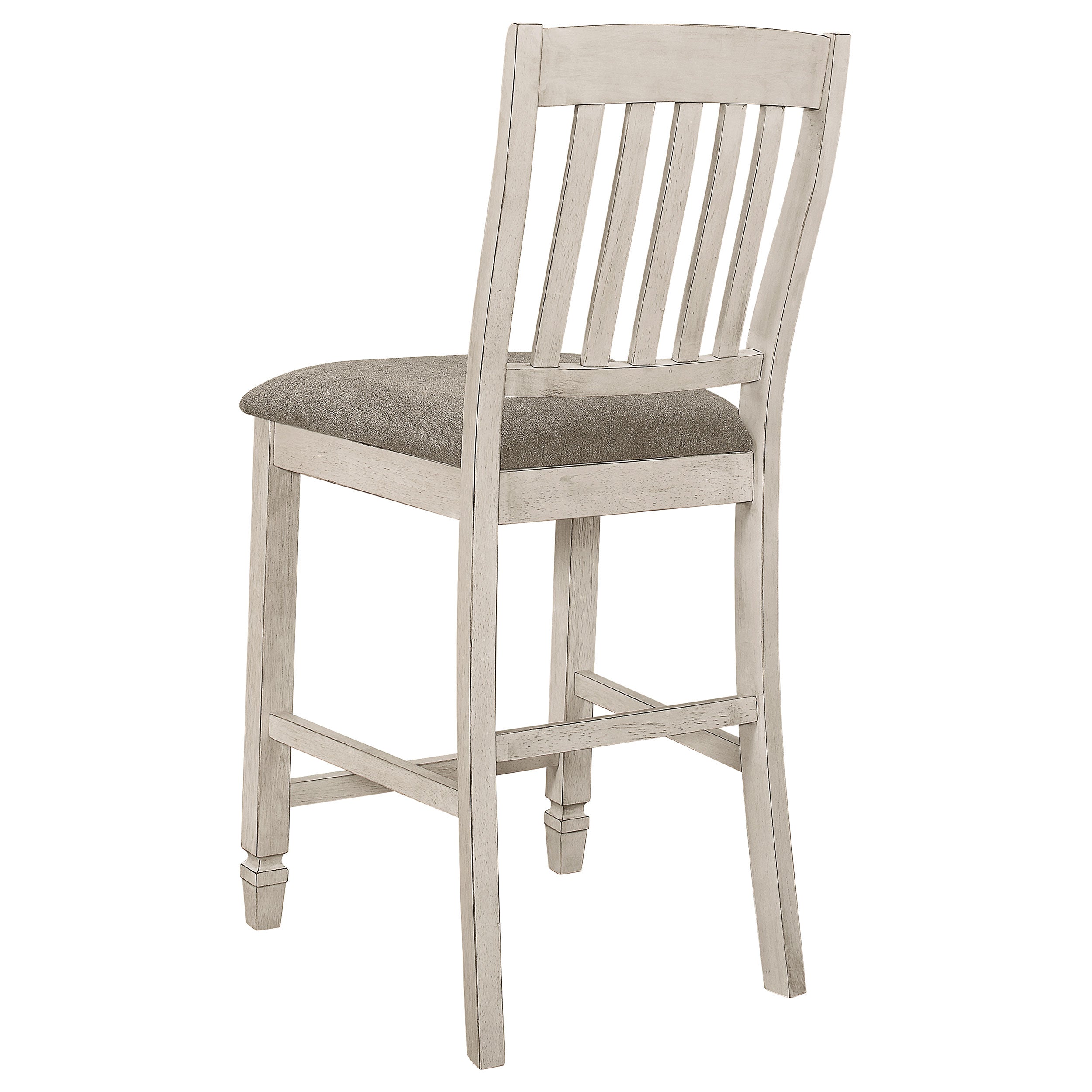 Sarasota  Counter Height Dining Set with Drop Leaf Nutmeg and Rustic Cream