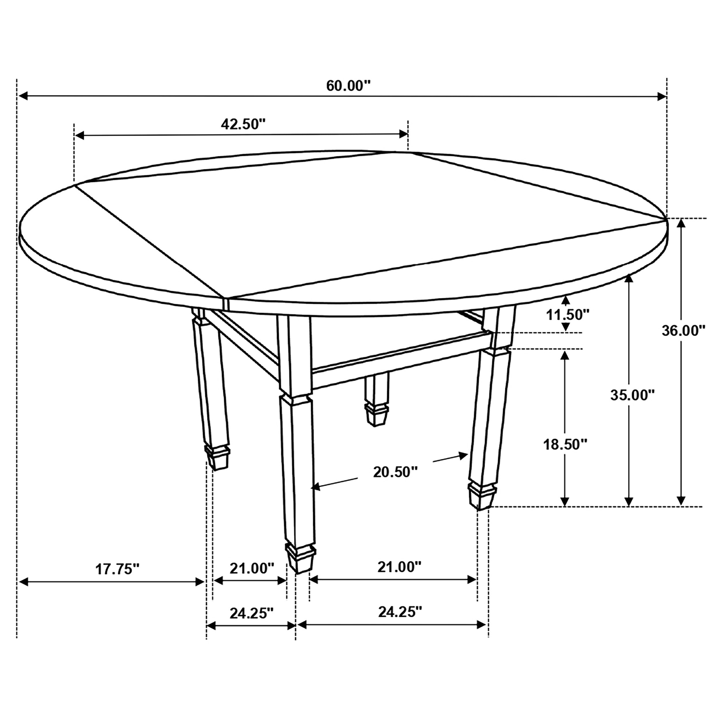 Sarasota  Counter Height Dining Set with Drop Leaf Nutmeg and Rustic Cream