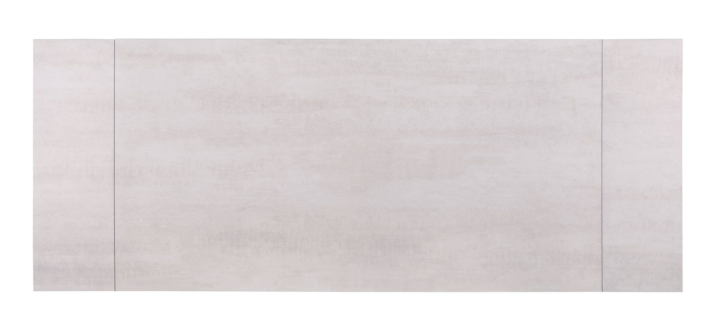 Vesa 97-inch Glass Top Extension Dining Table Beige