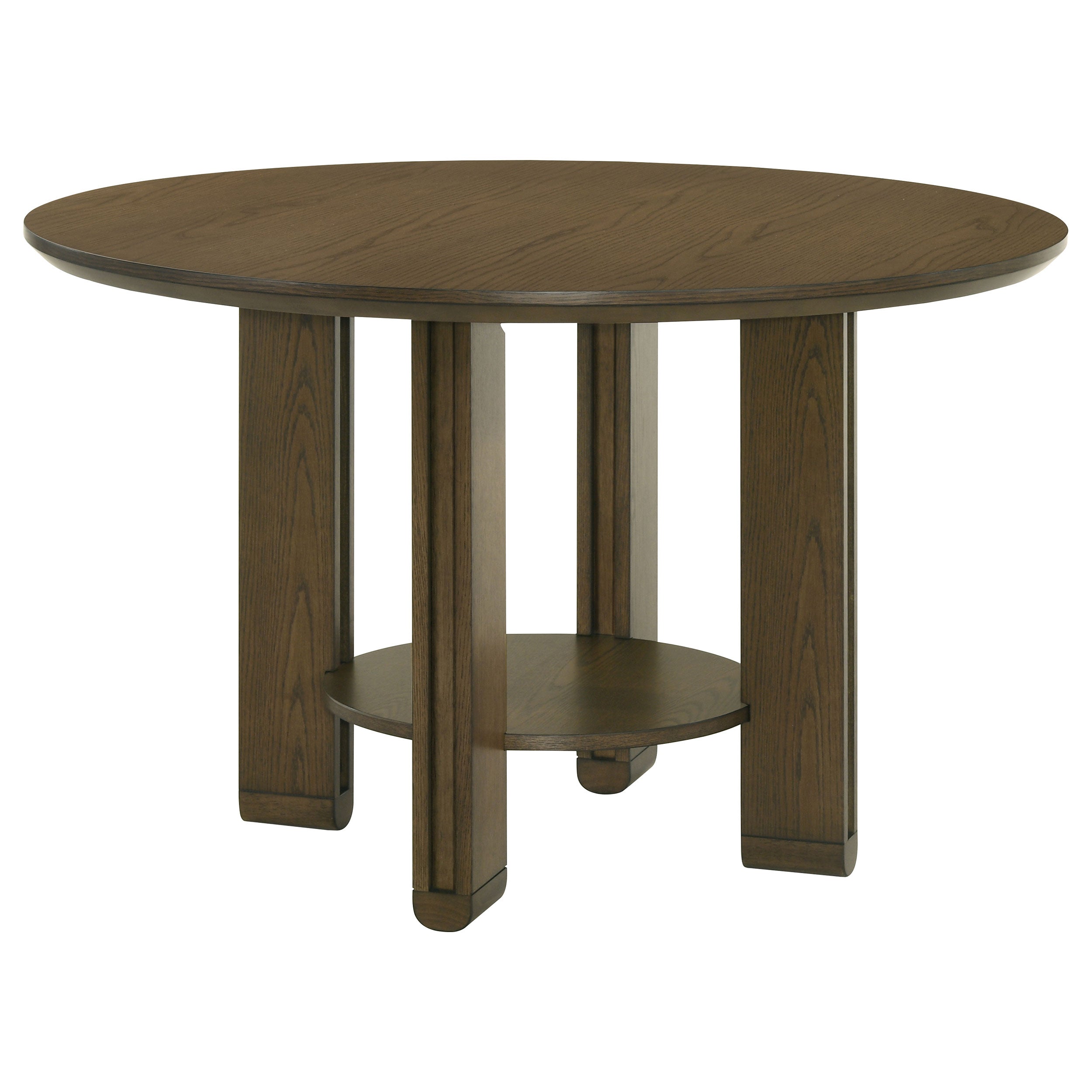 Ottowa 47-inch Round Counter Height Dining Table Brown