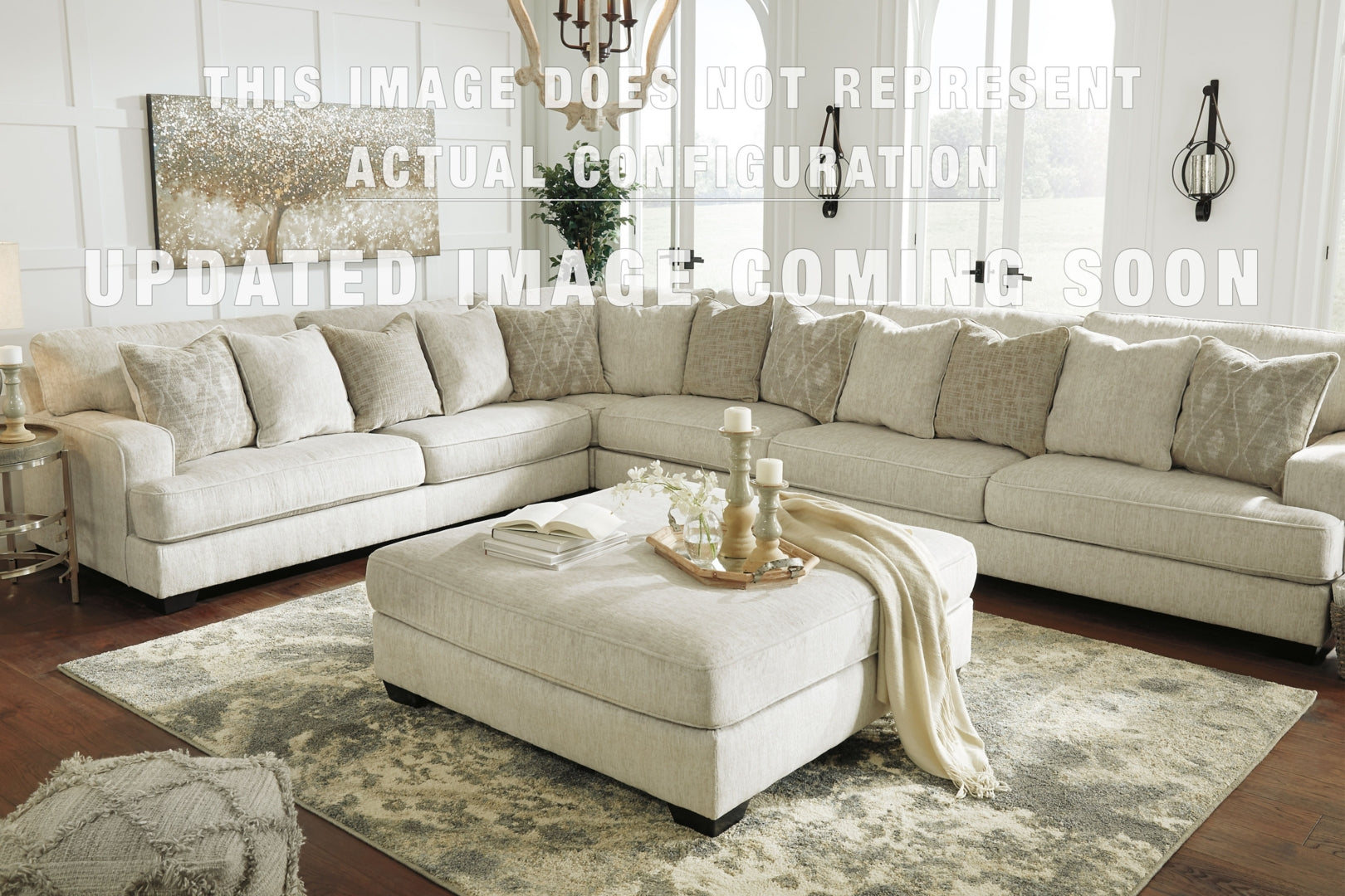 Rawcliffe 4-Piece Sectional with Ottoman