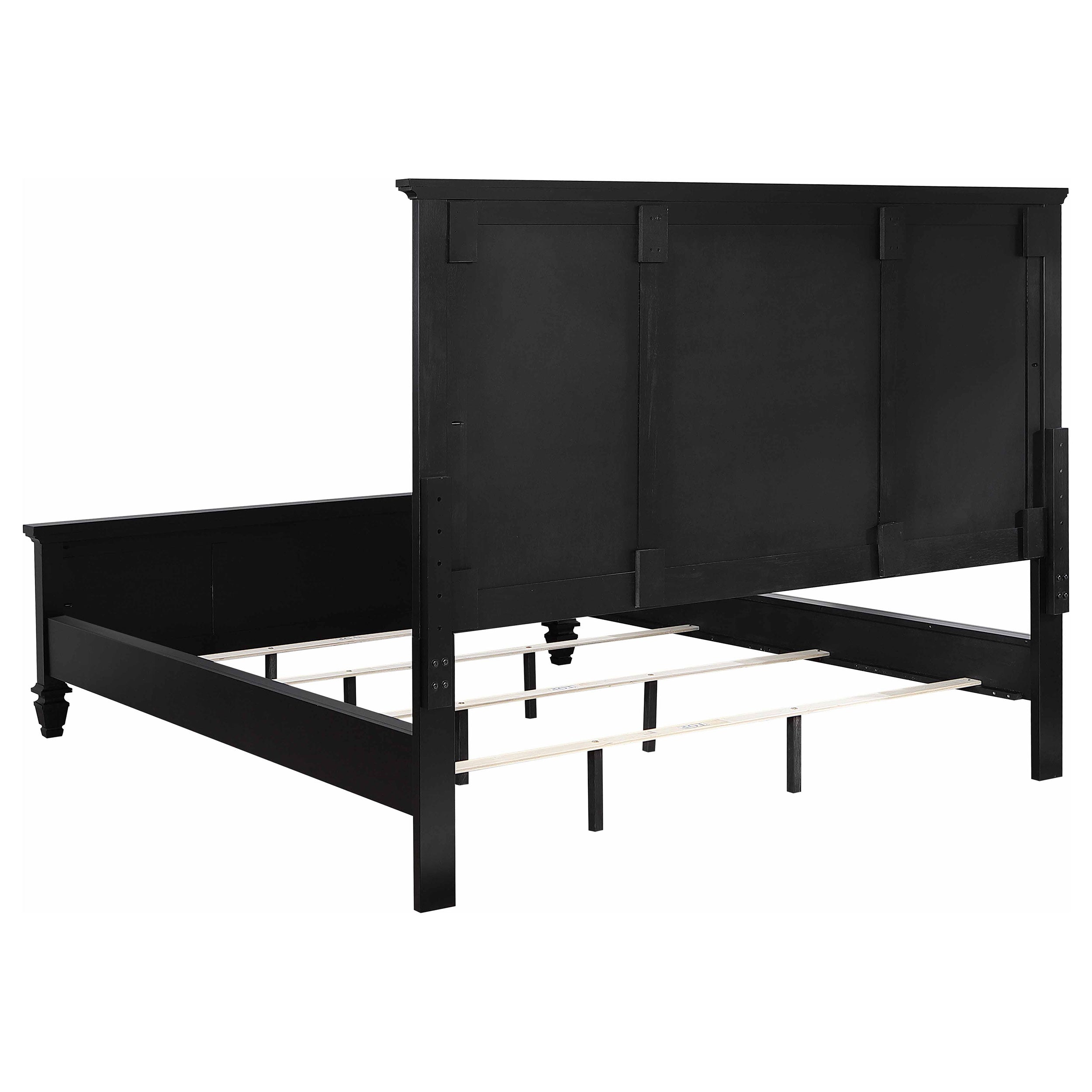 Sandy Beach 4-piece Eastern King Bedroom Set Black