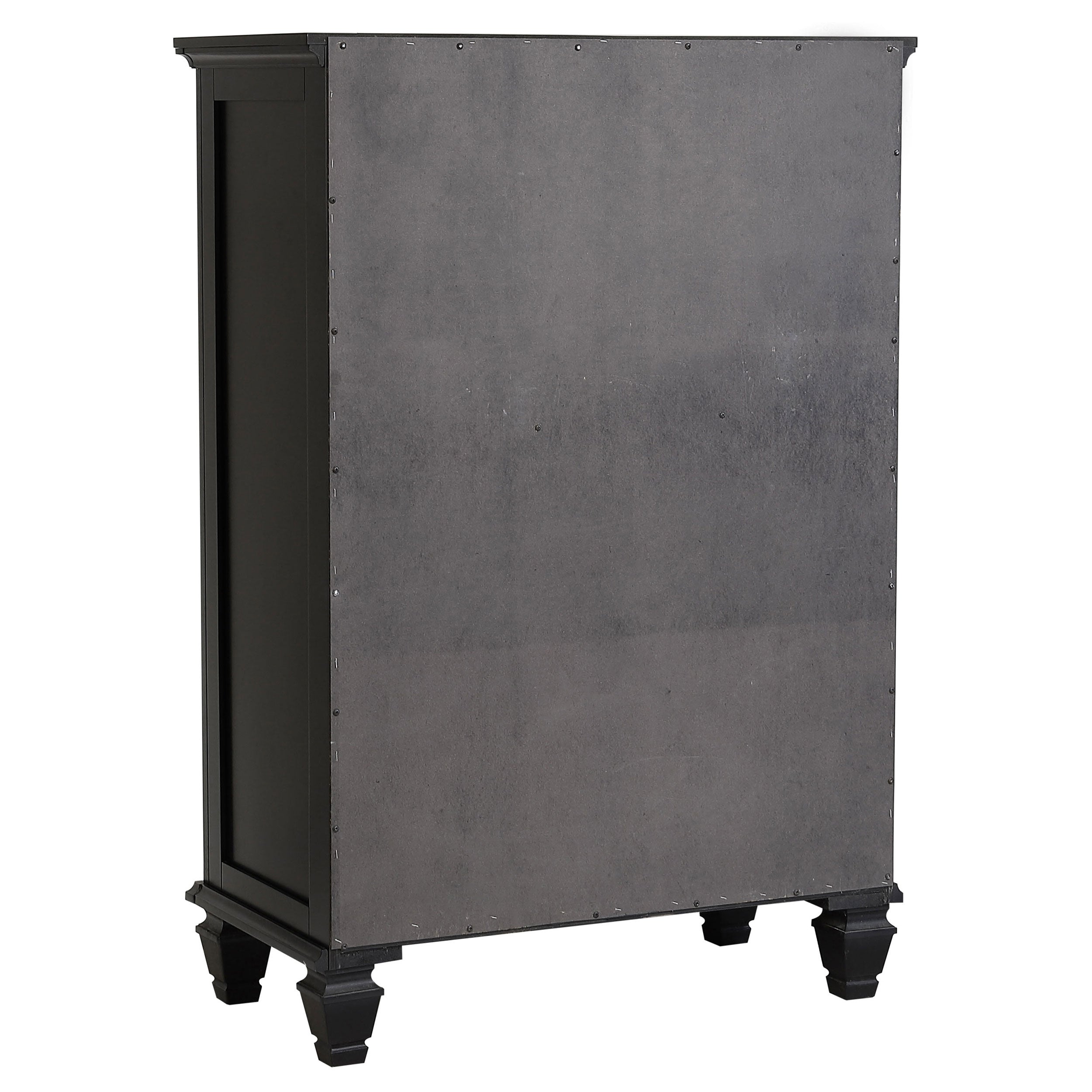 Sandy Beach 5-drawer Chest Black