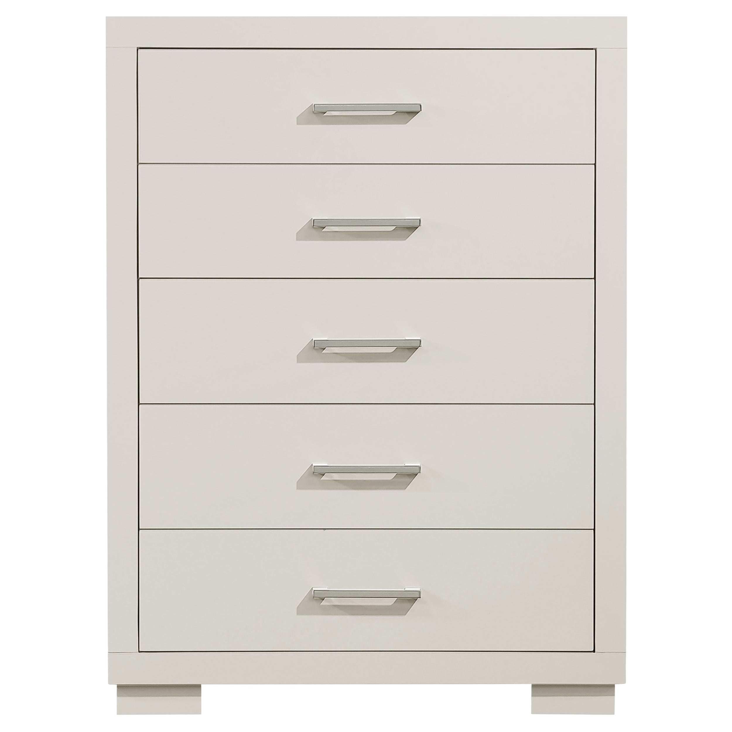 Jessica 5-drawer Chest White