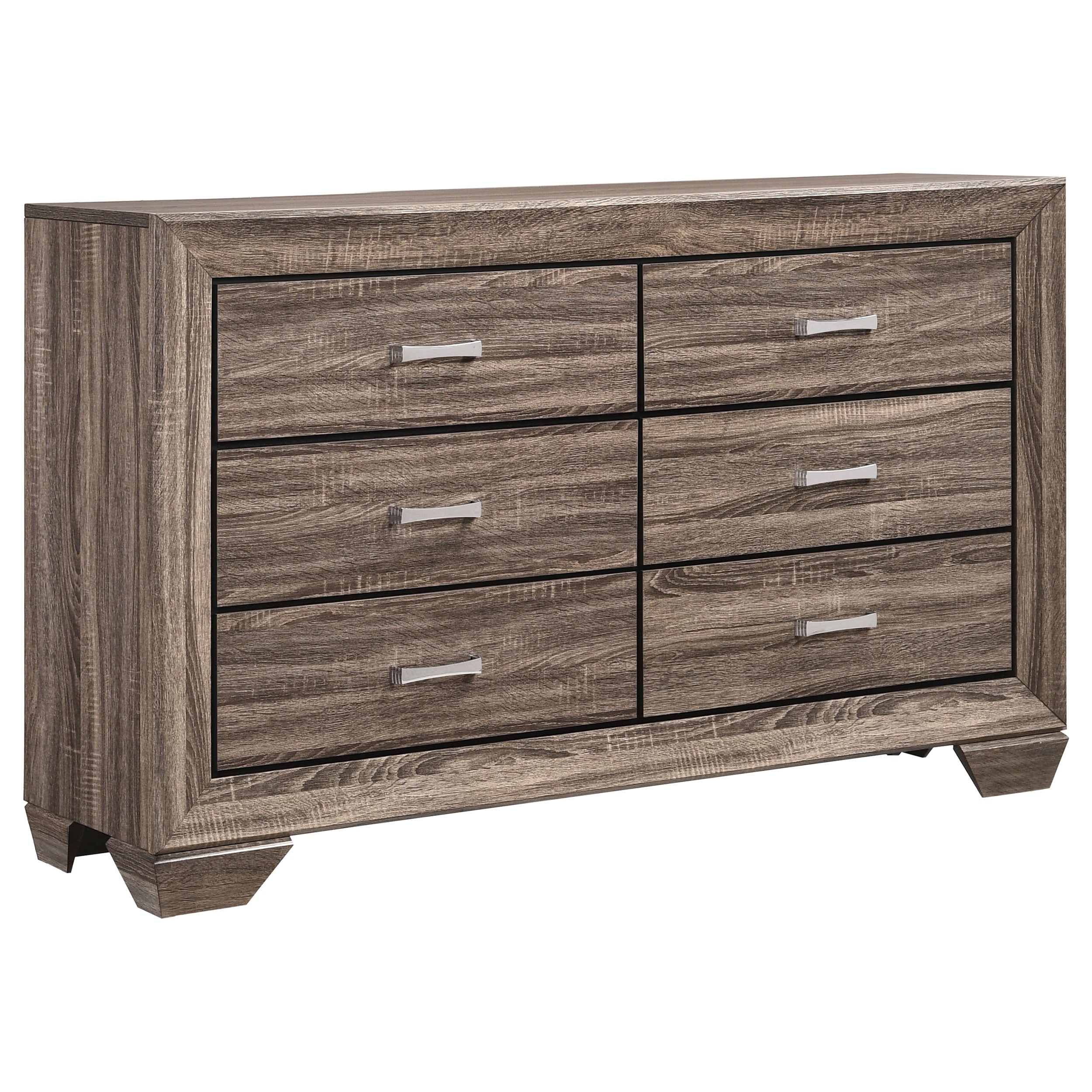 Kauffman Storage Bedroom Set with High Straight Headboard