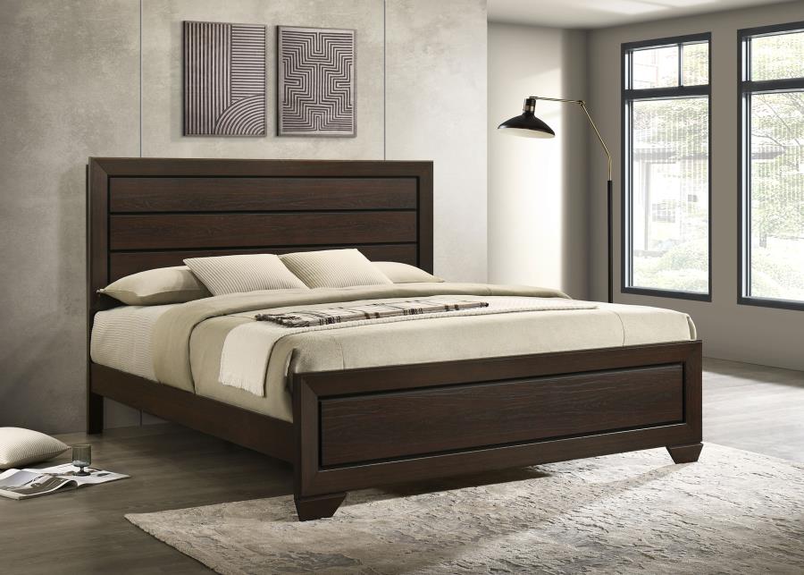 Kauffman Wood Panel Bed