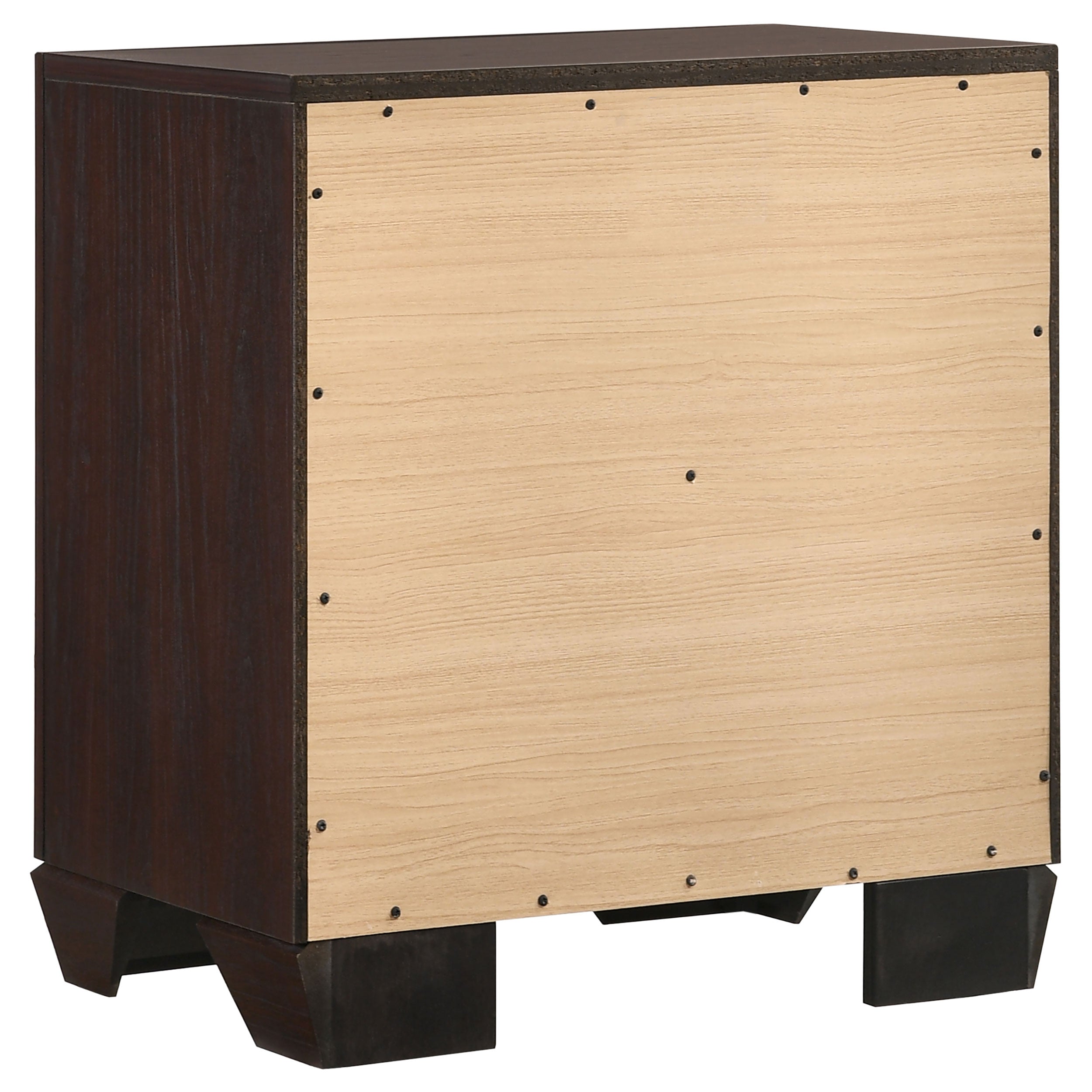 Kauffman 2-drawer Nightstand Dark Cocoa