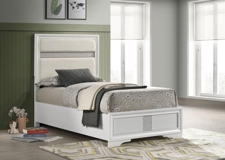 Miranda 54-inch Upholstered Panel Bed