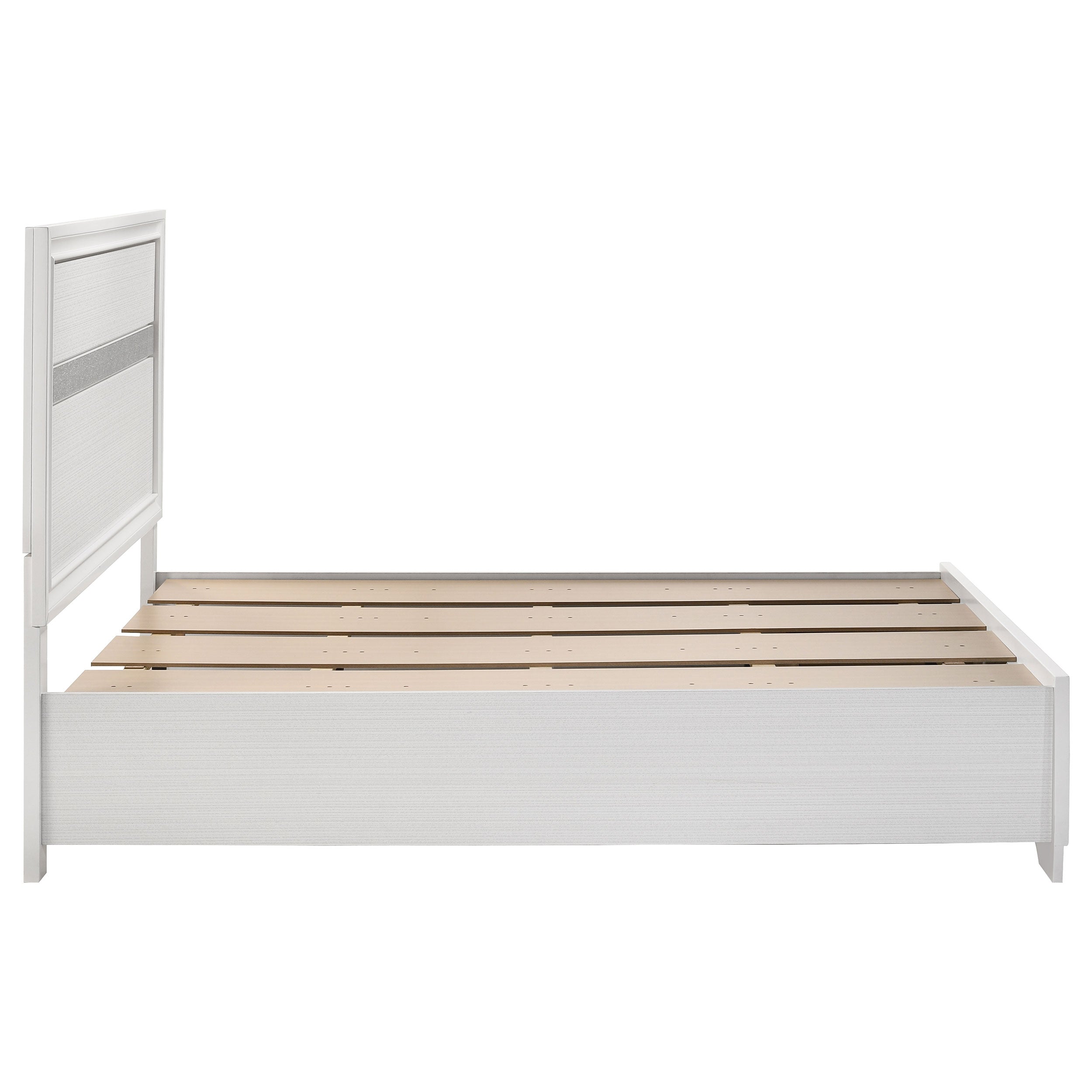 Miranda  2-drawer Storage Bed White