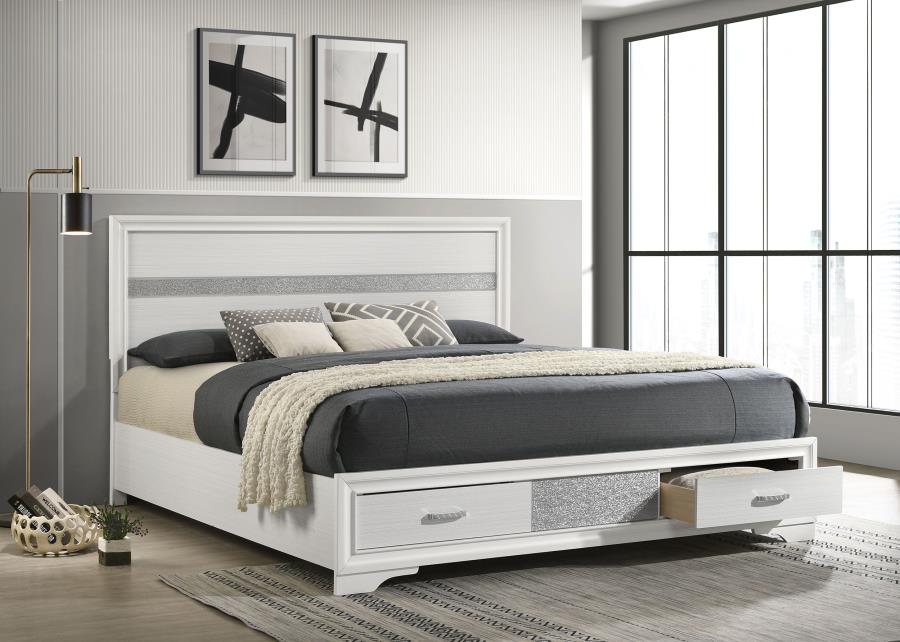 Miranda 51-inch Wood Storage Panel Bed