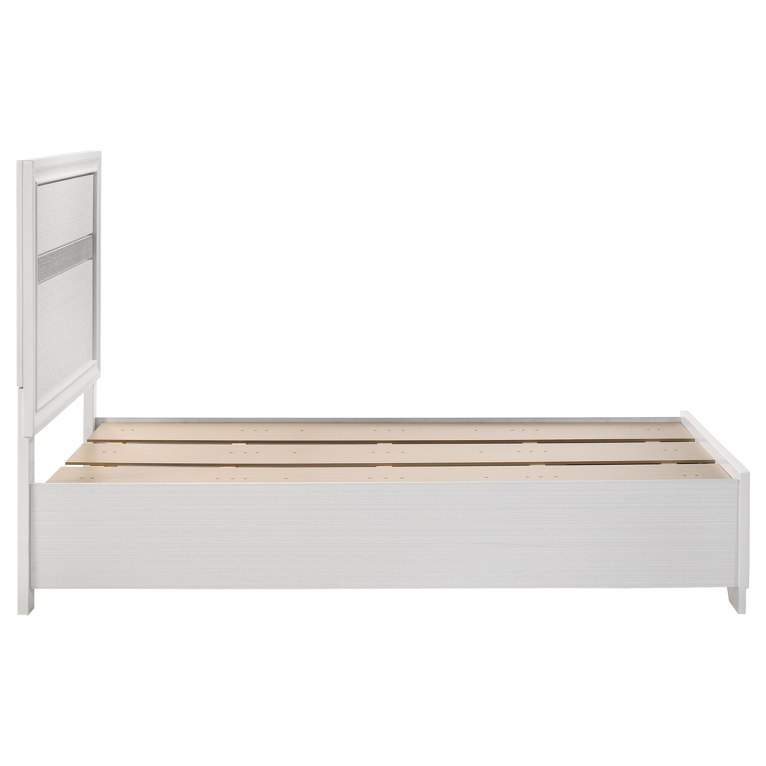 Miranda  2-drawer Storage Bed White