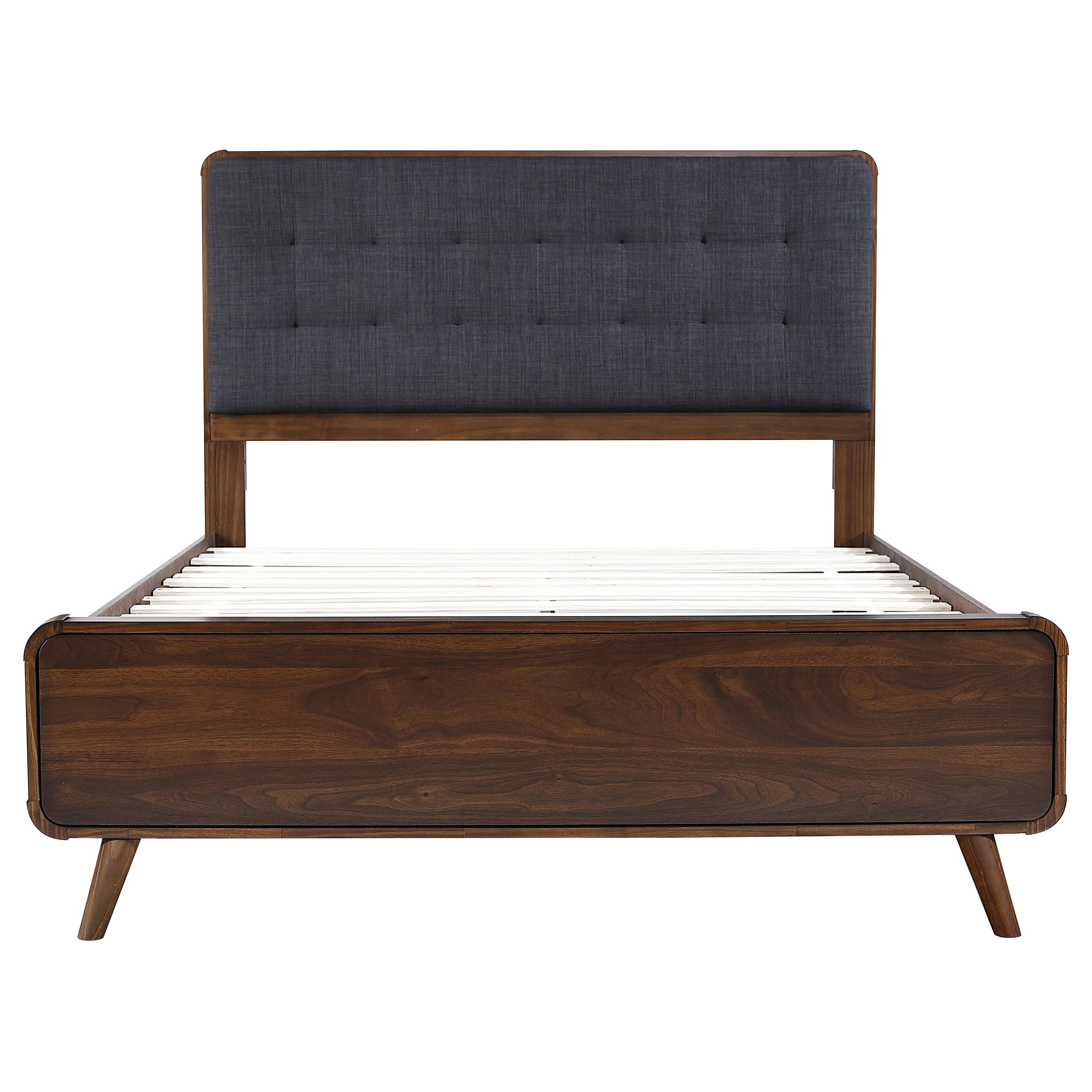 Robyn Wood California King Platform Bed Dark Walnut
