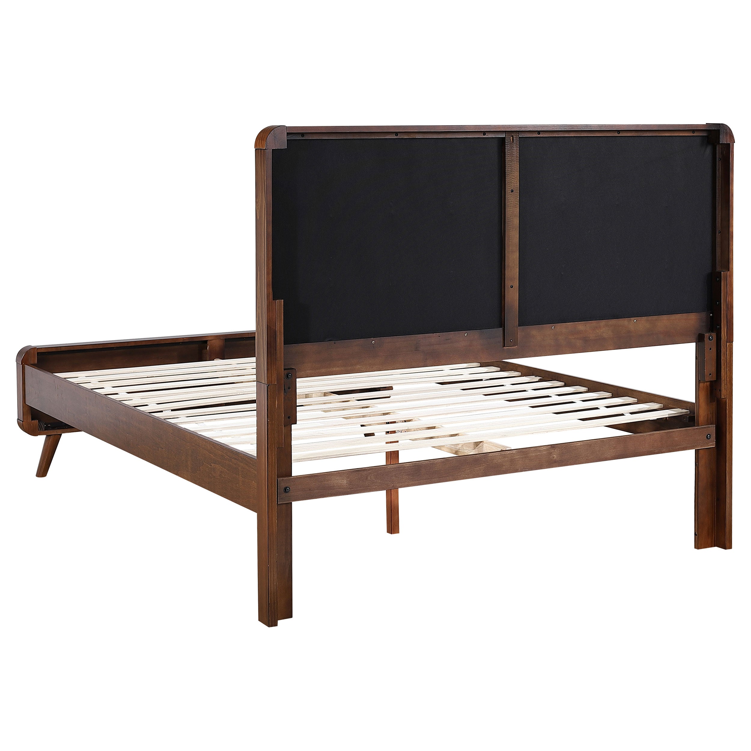 Robyn Wood California King Platform Bed Dark Walnut