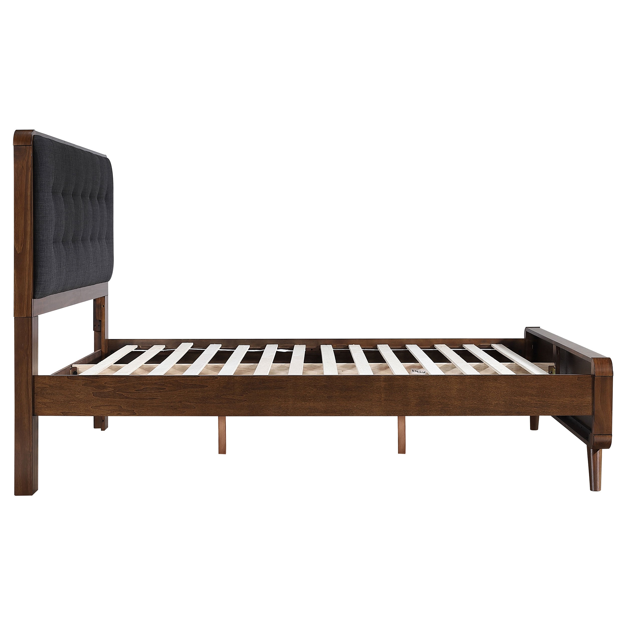 Robyn Wood California King Platform Bed Dark Walnut