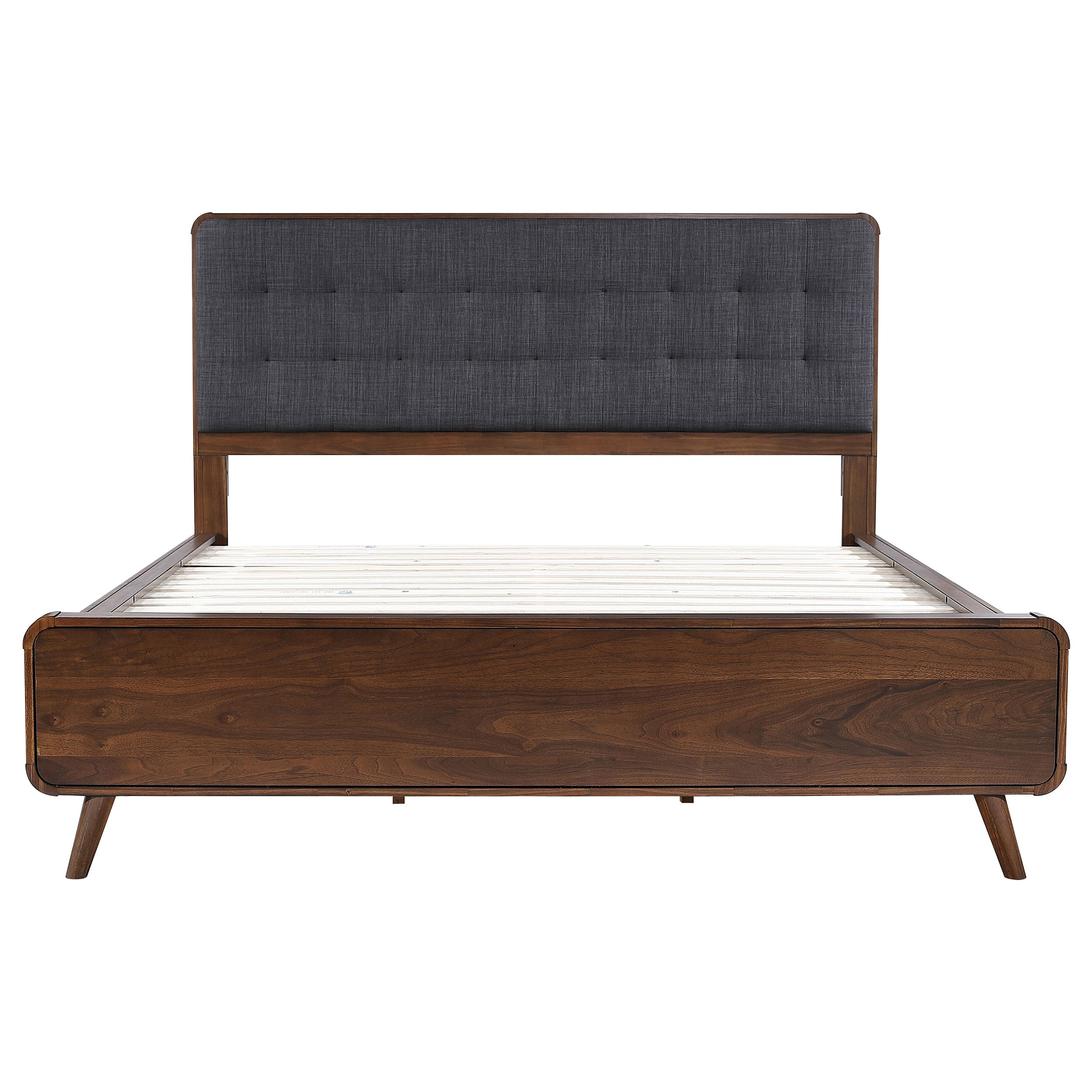 Robyn Wood California King Platform Bed Dark Walnut