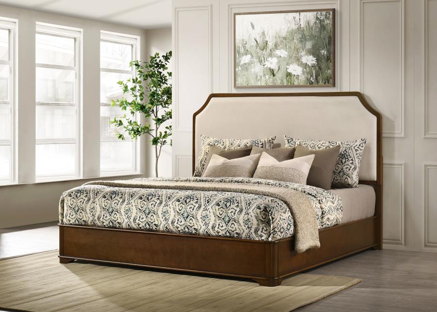 Garland 58-inch Panel Bed Cream and Brown Cherry