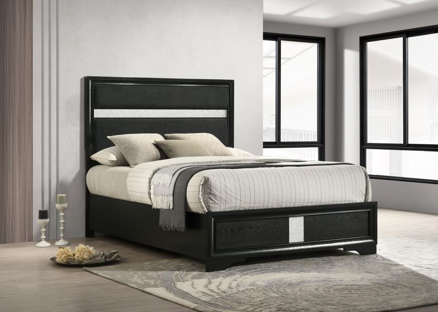 Miranda 54-inch Upholstered Panel Bed
