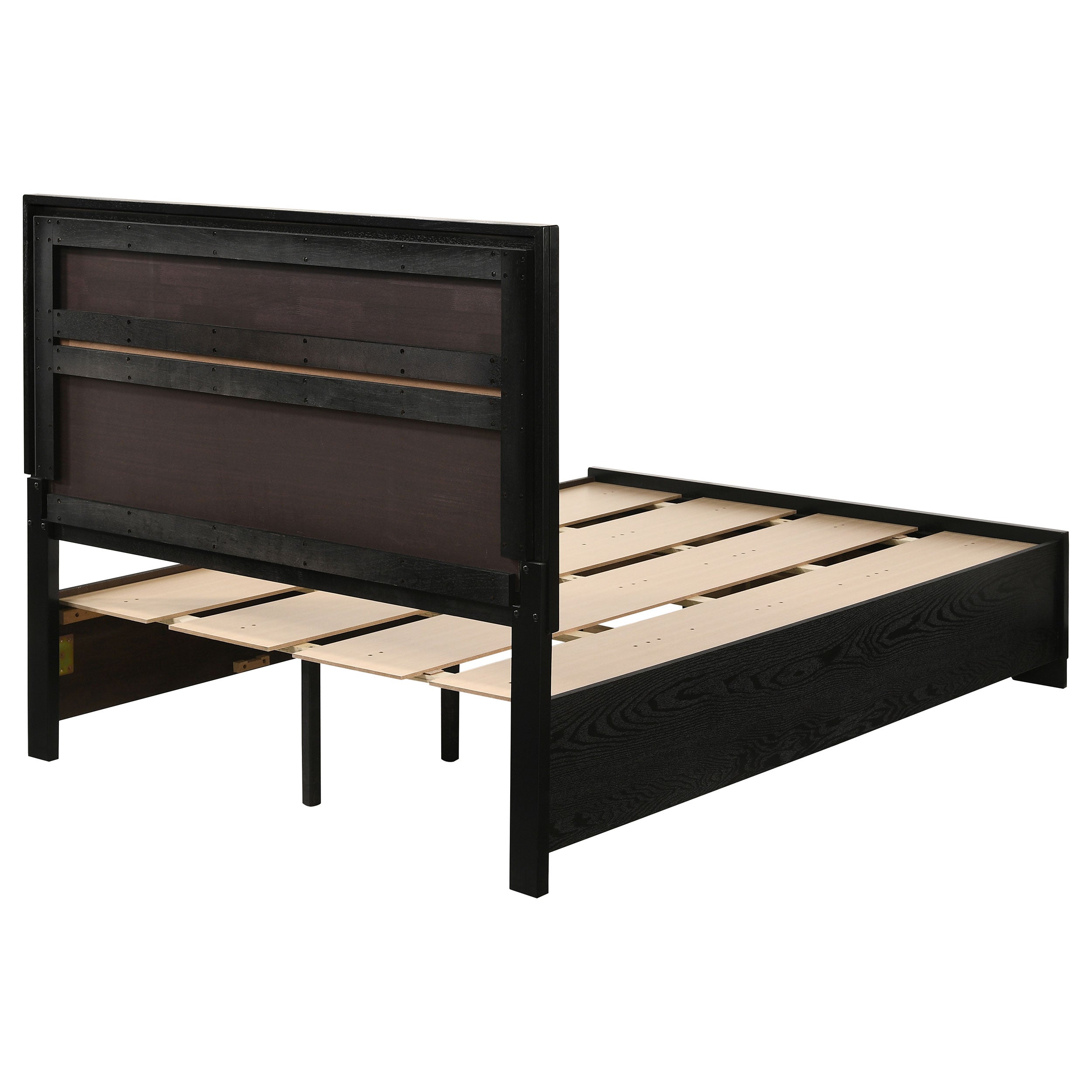 Miranda  2-drawer Storage Bed Black