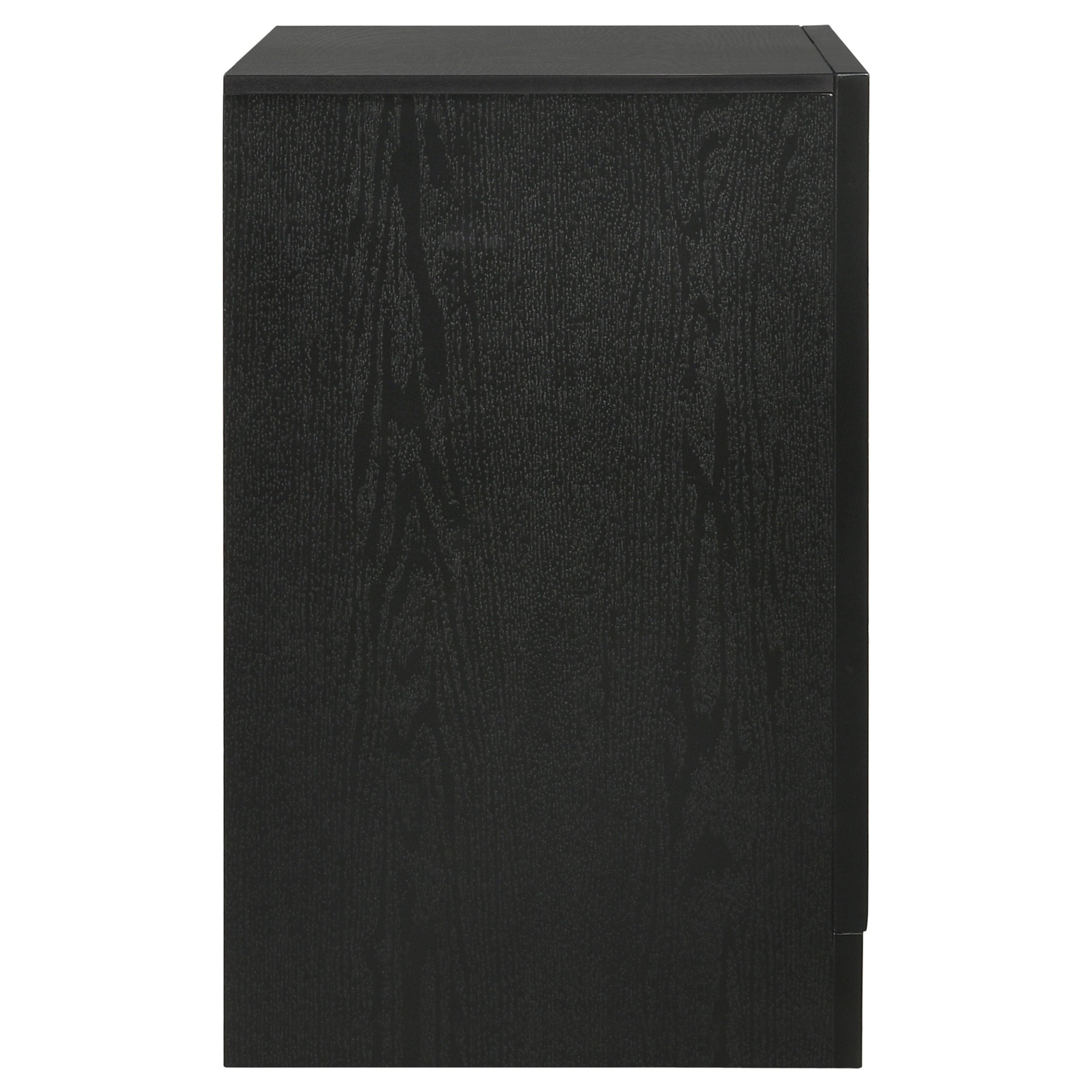 Miranda 2-drawer Nightstand Tray Black