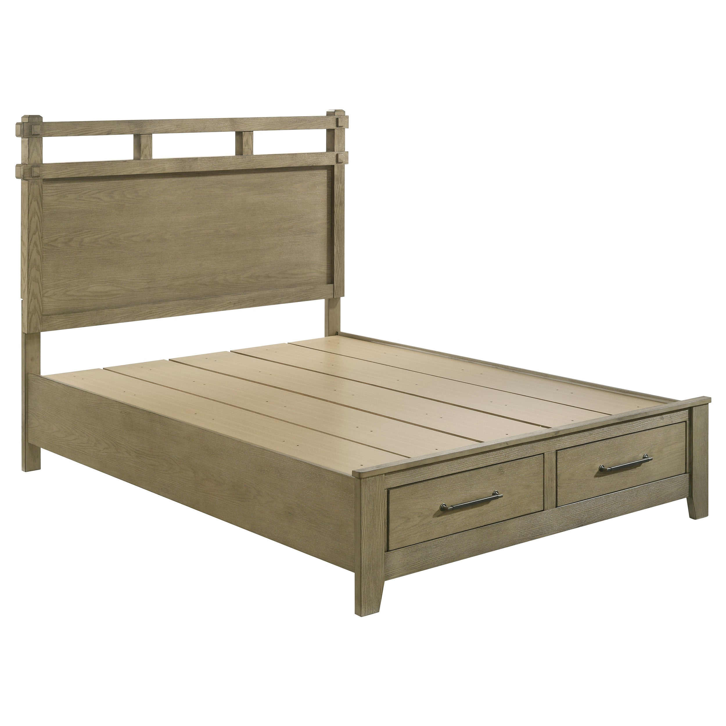 Hazlewood 59-inch Panel Storage Bed Vineyard Oak