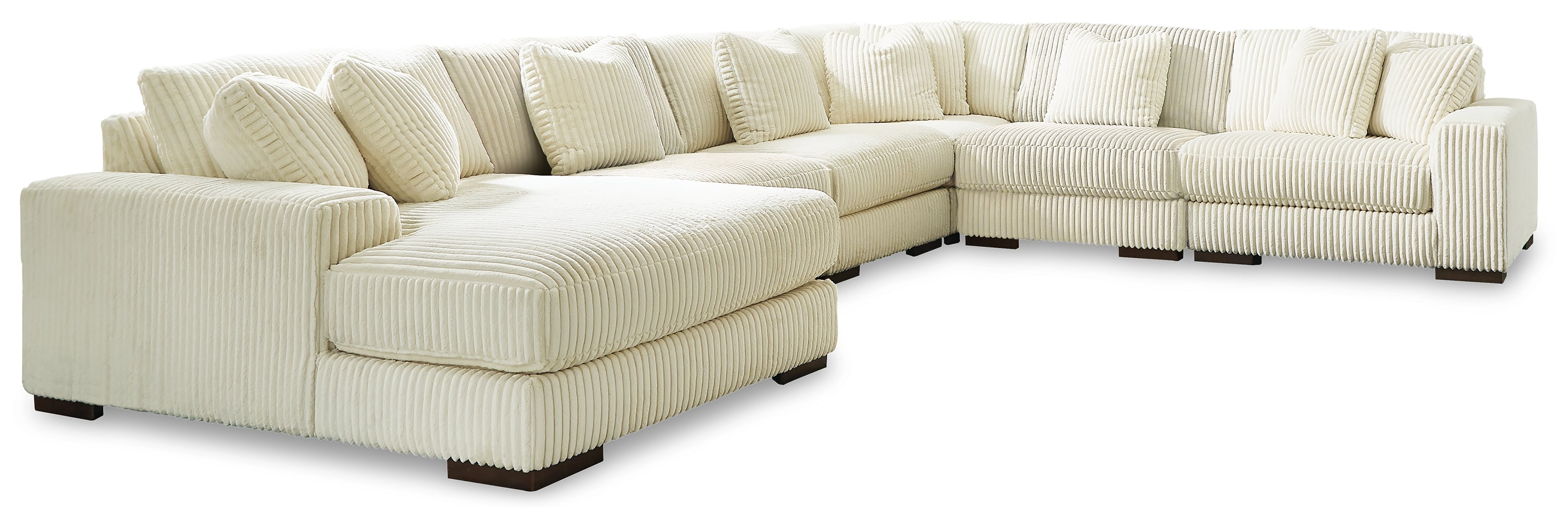 Lindyn 5-Piece Sectional with Ottoman