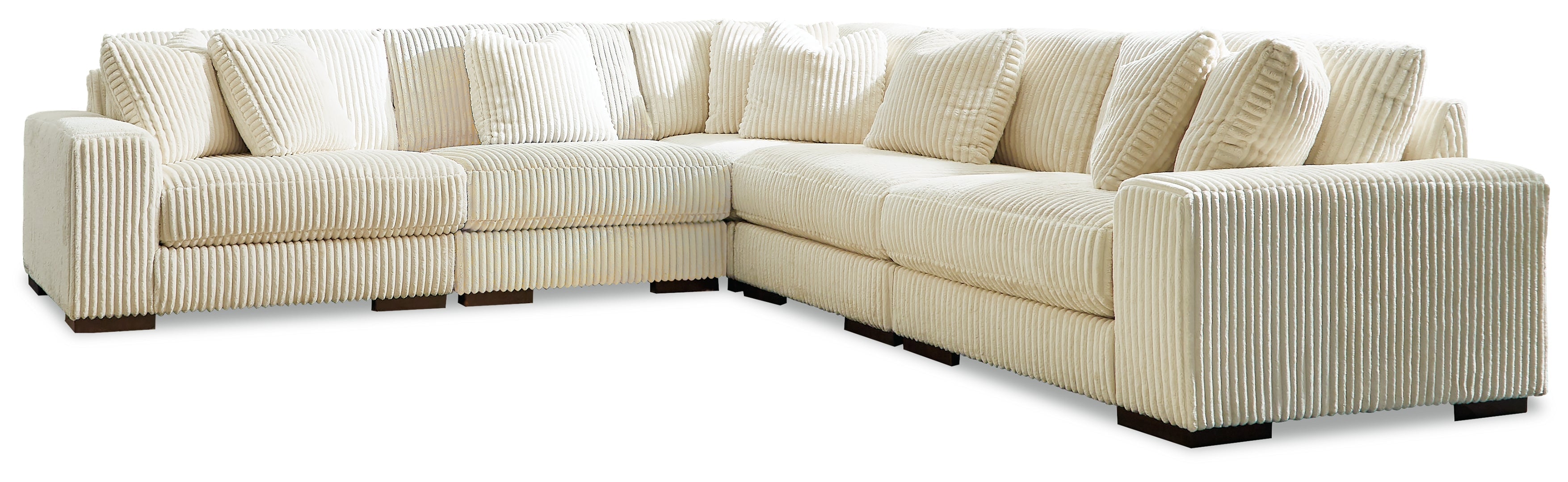 Lindyn 5-Piece Sectional with Ottoman