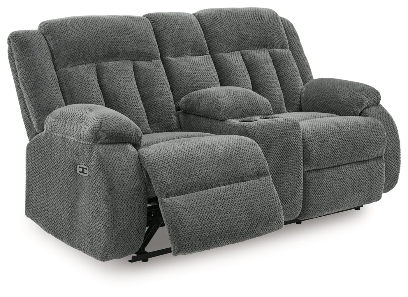 Greely Bend DBL Reclining Power Loveseat w/Console