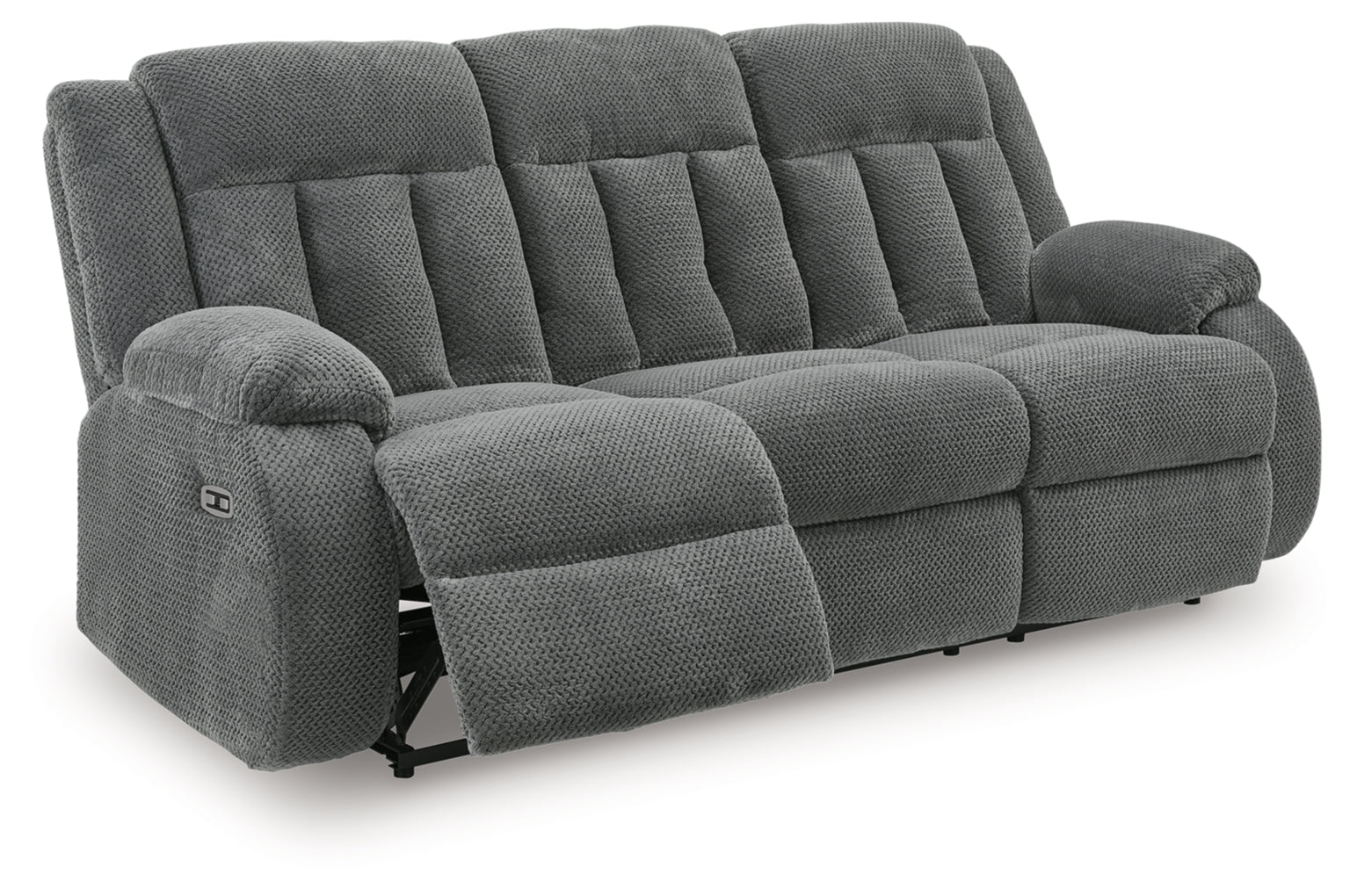 Greely Bend Reclining Power Sofa w/Drop Down Table