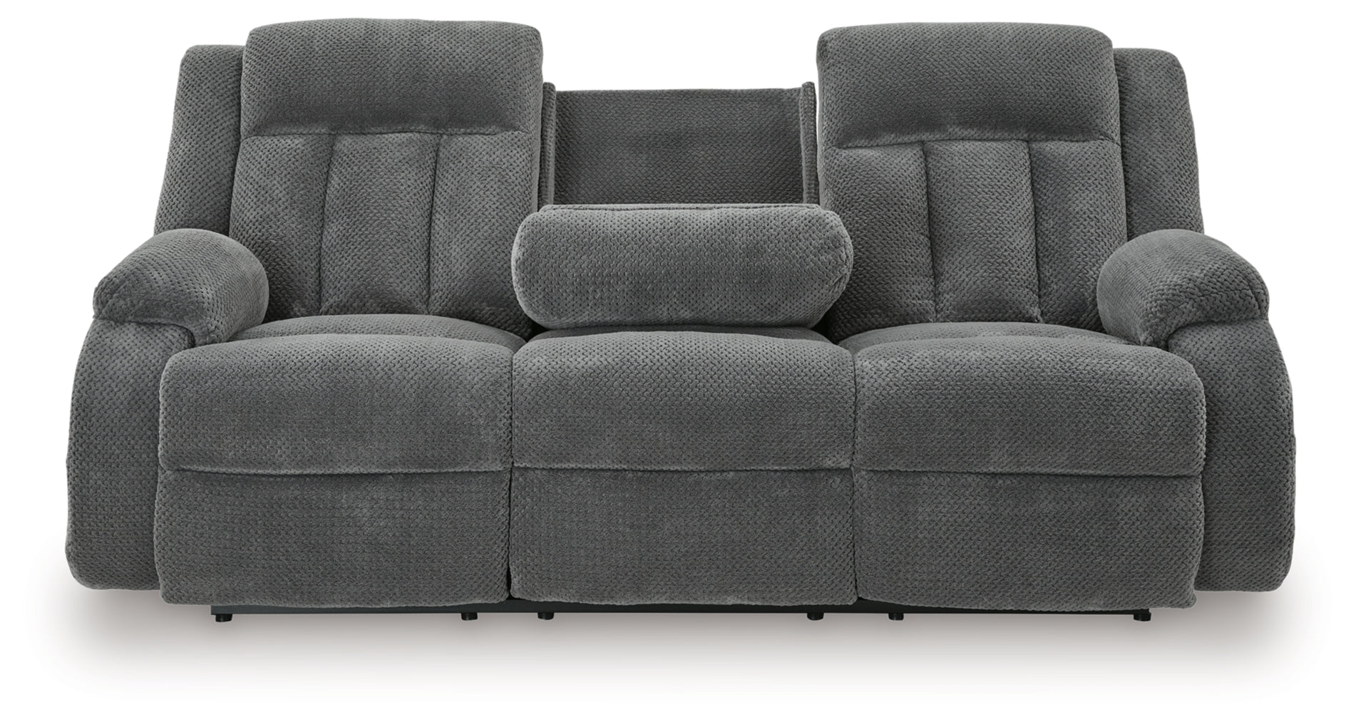 Greely Bend Reclining Power Sofa w/Drop Down Table
