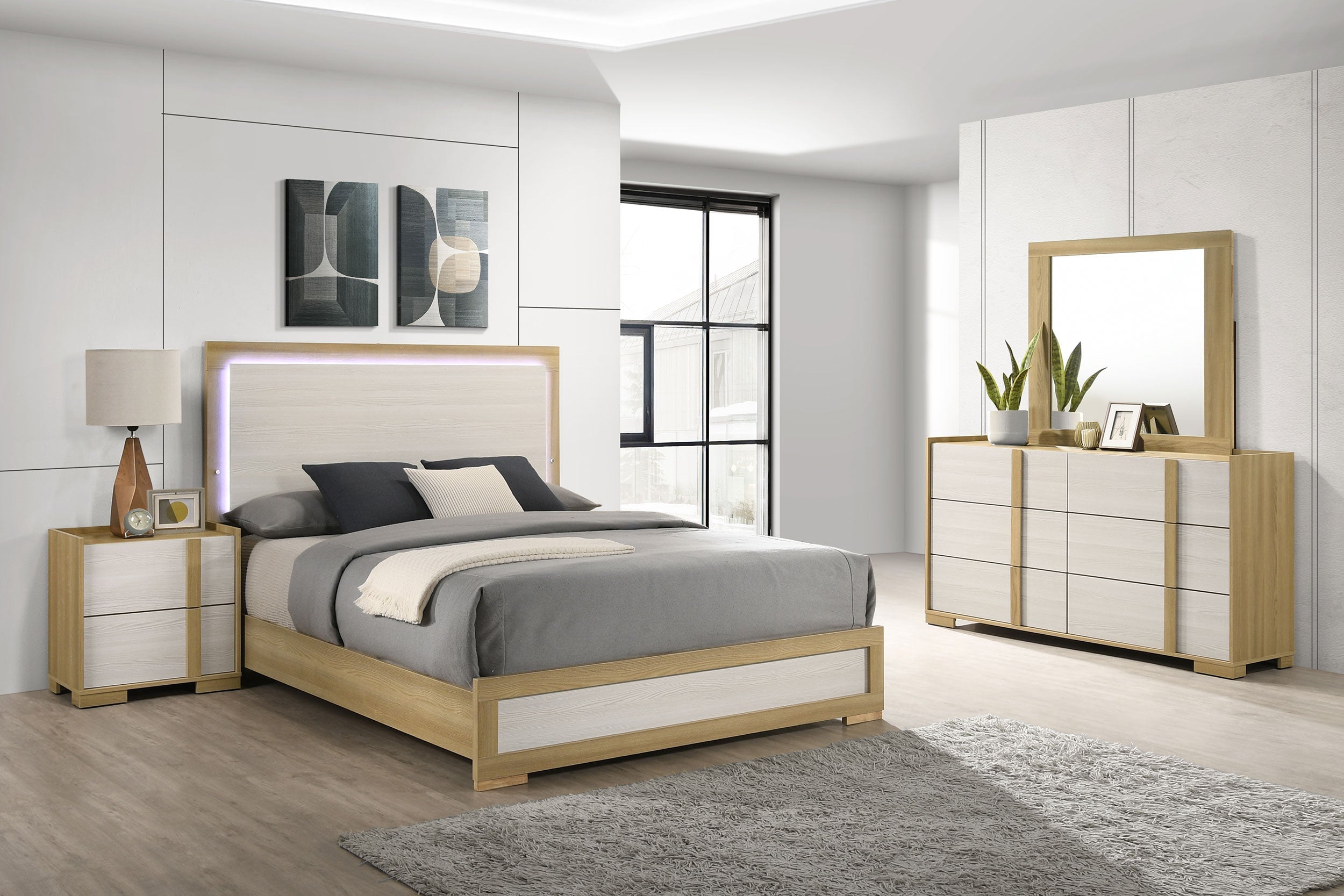 Hyland   Bedroom Set Natural