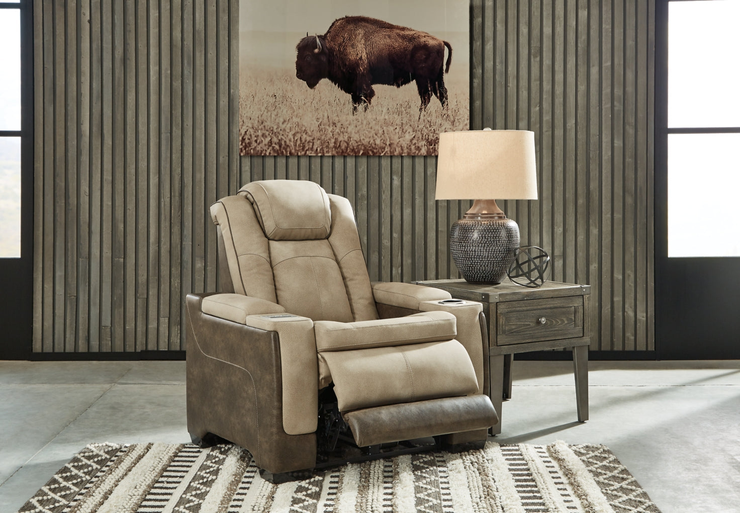 Next-Gen Durapella Power Recliner/Adjustable Headrest