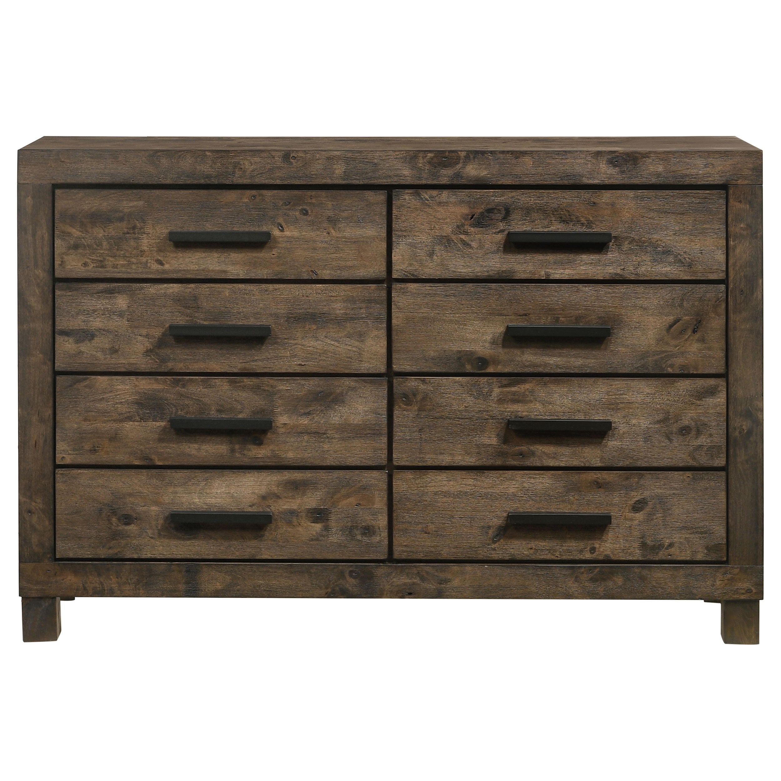 Woodmont   Platform Bedroom Set Rustic Golden Brown