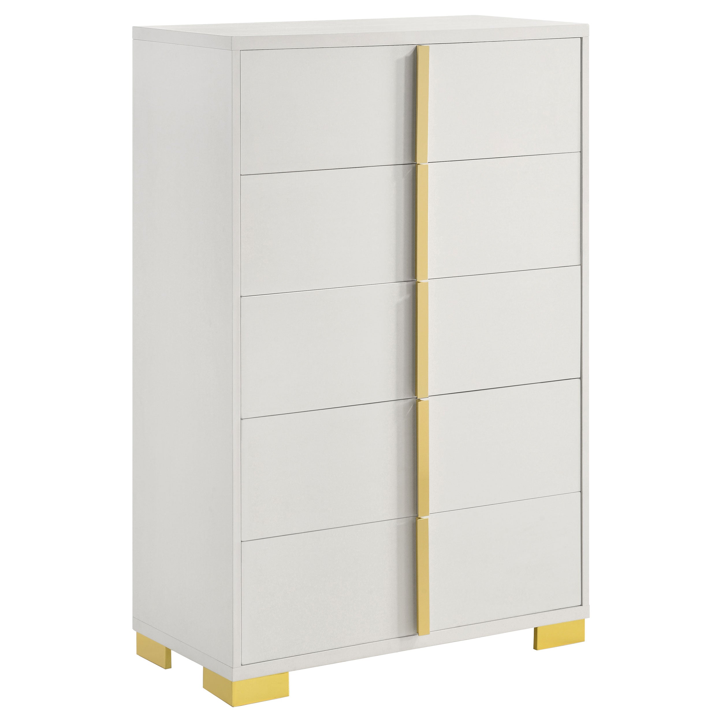 Marceline 5-drawer Chest White