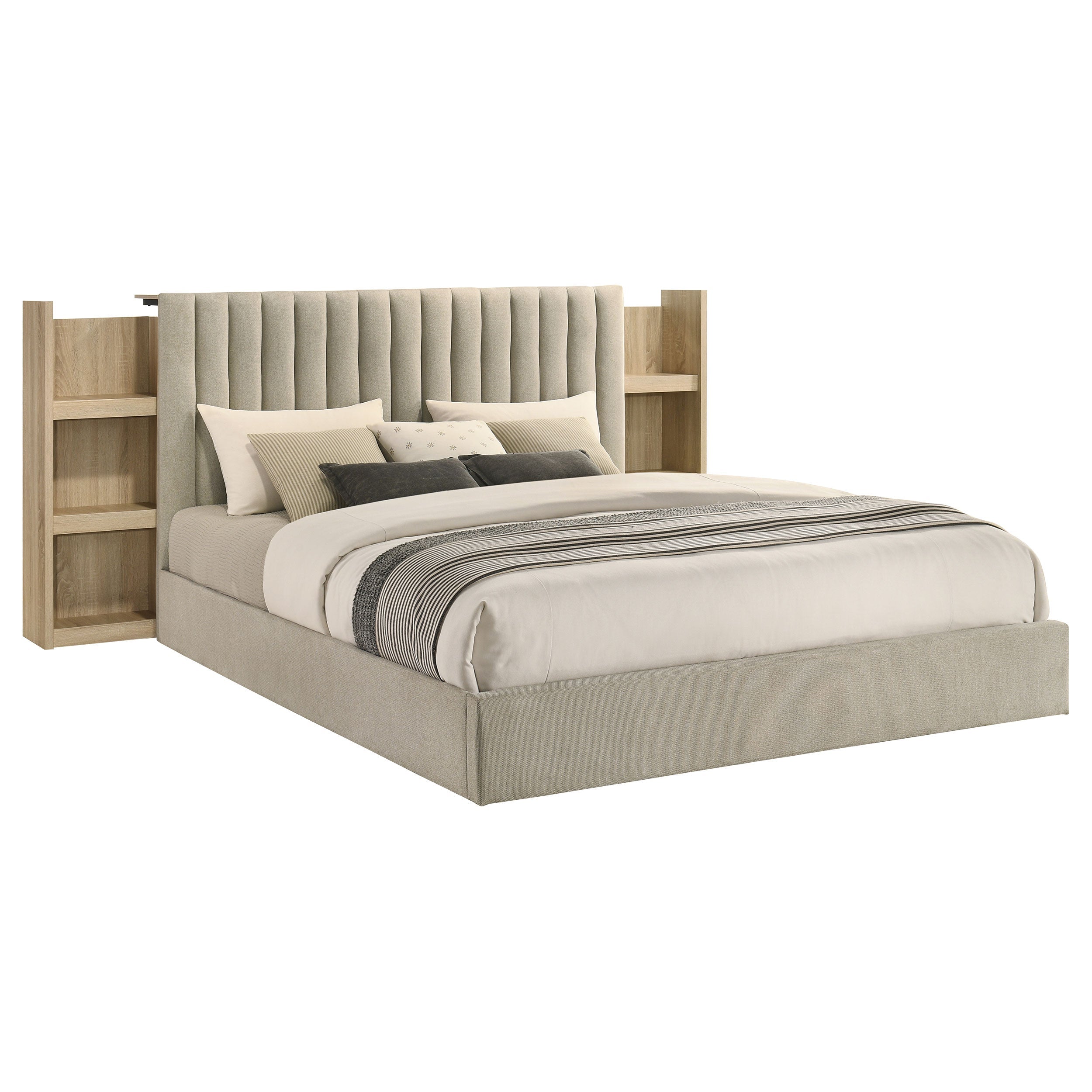 Arielle Bedroom Set Light Oak